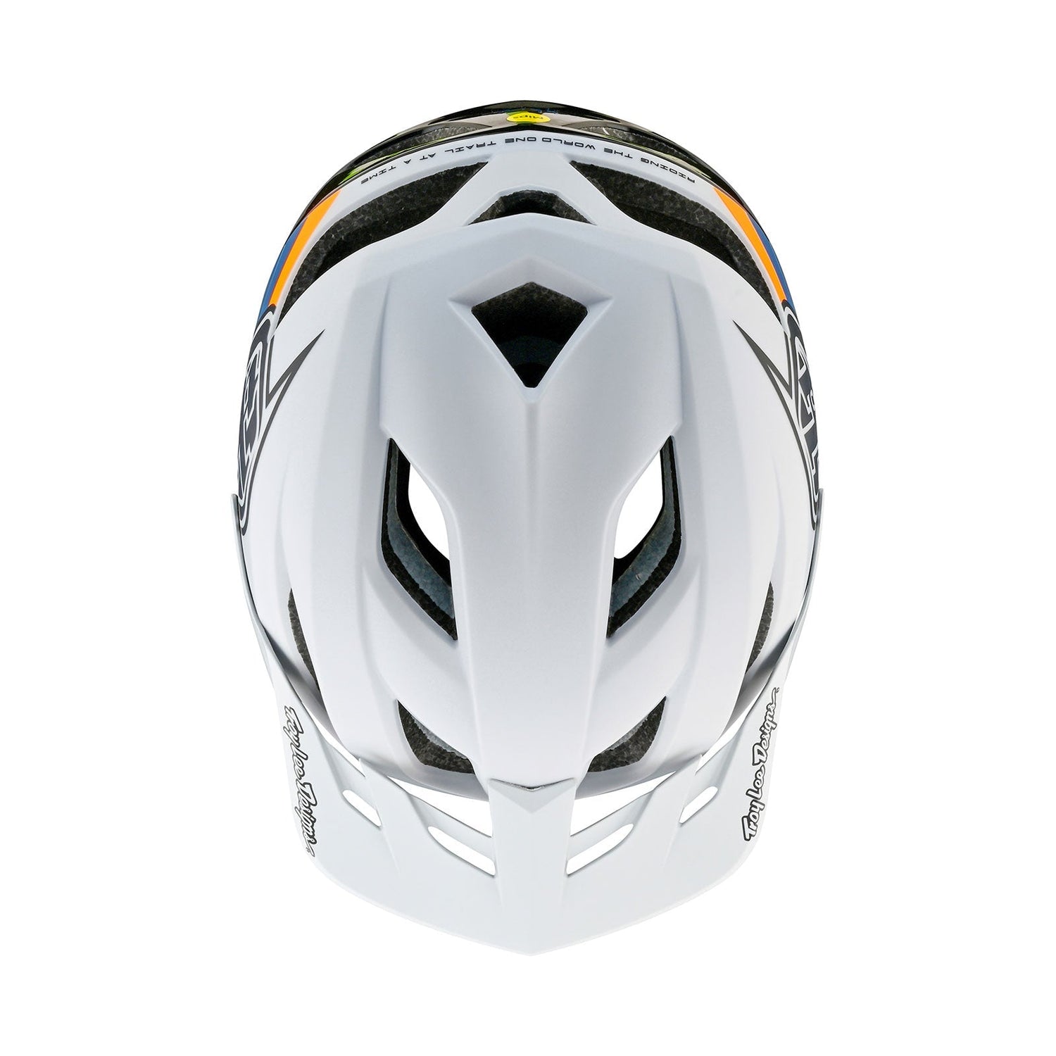 TLD Flowline SE-Helm Badge, Hellgrau/Anthrazit