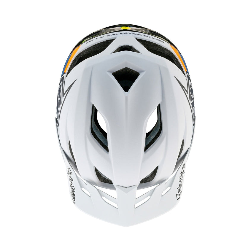 TLD Flowline SE-Helm Badge, Hellgrau/Anthrazit