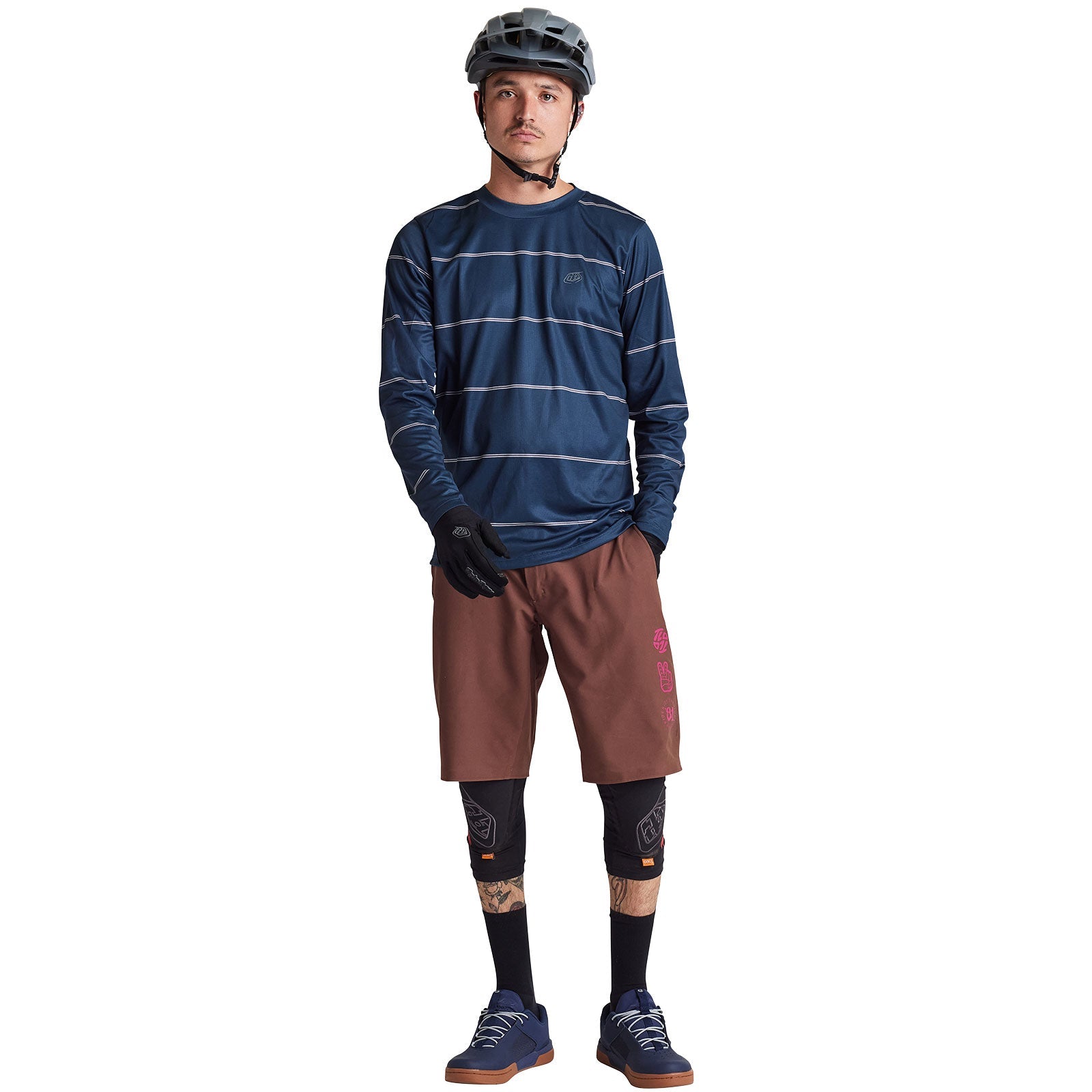 Troy Lee Flowline LS Jersey Revert Midnight