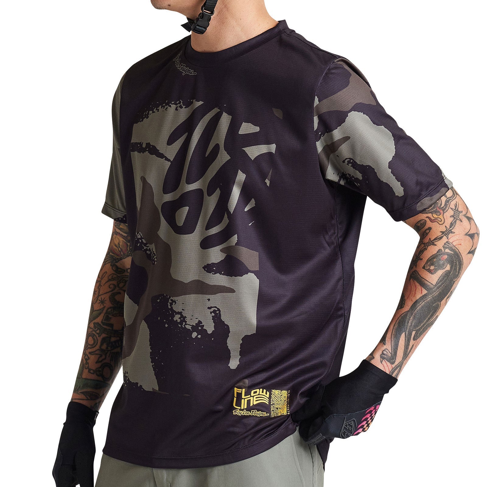 Troy Lee Flowline SS Jersey Confined Black