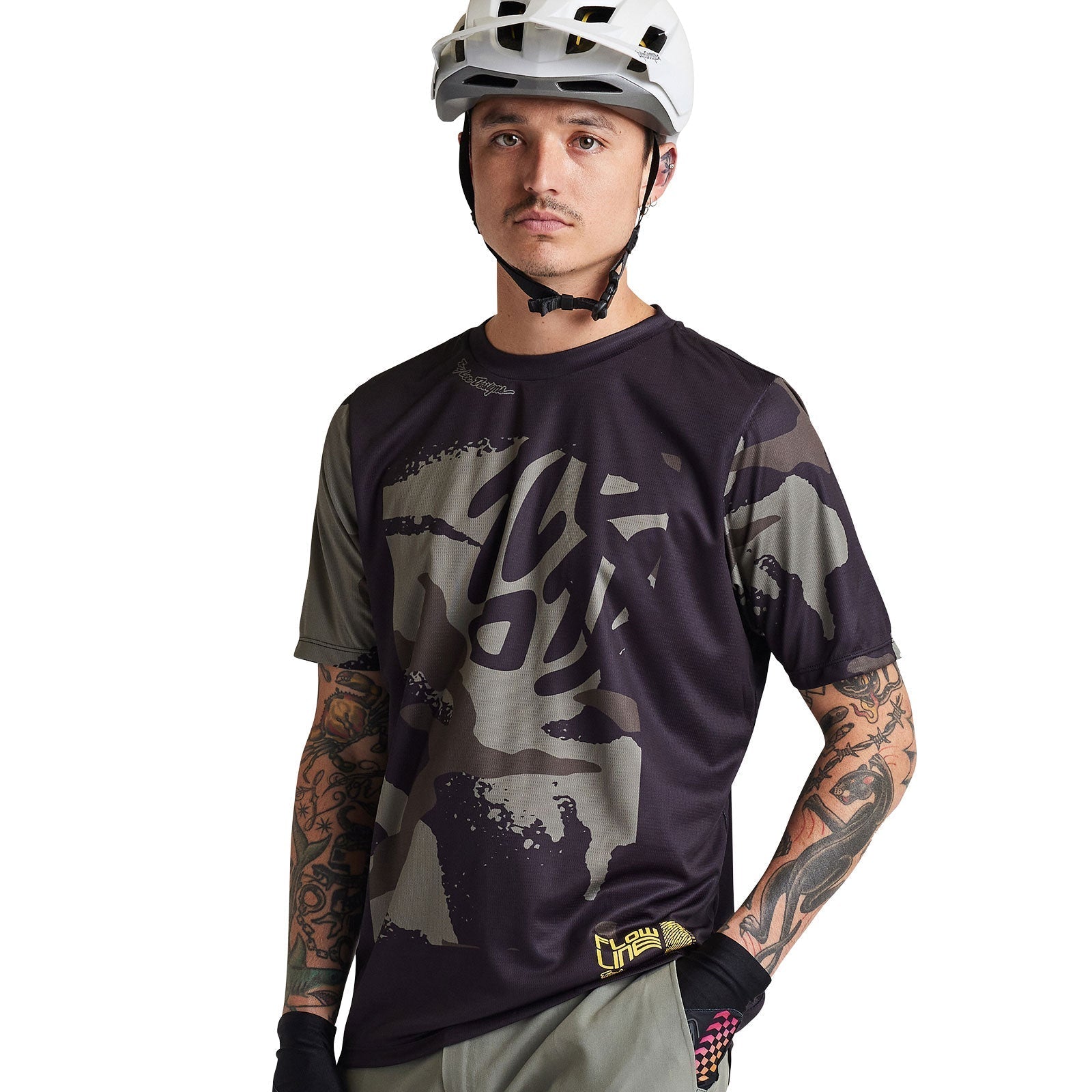Troy Lee Flowline SS Jersey Confined Black