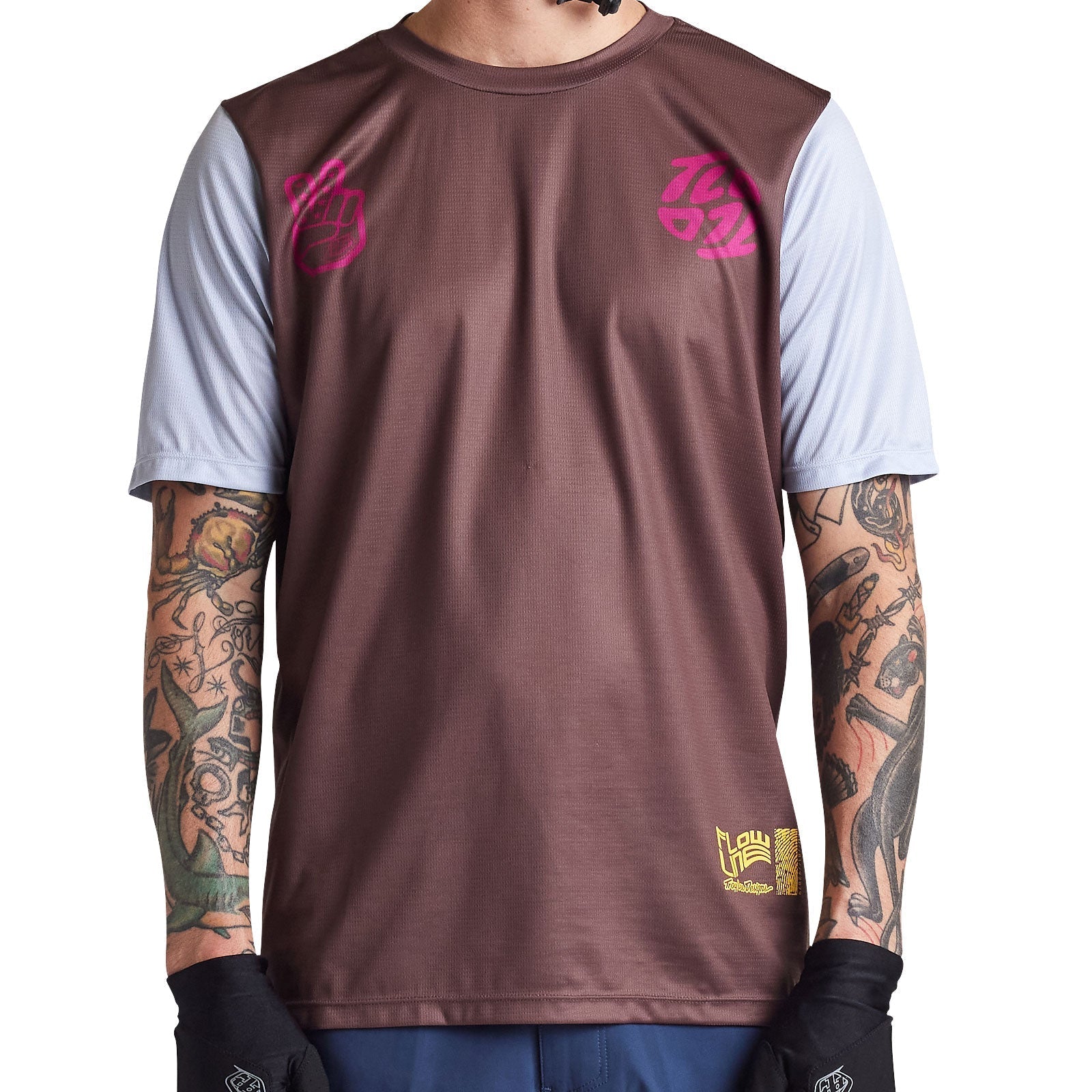 Troy Lee Flowline SS Jersey Flipped Chocolate