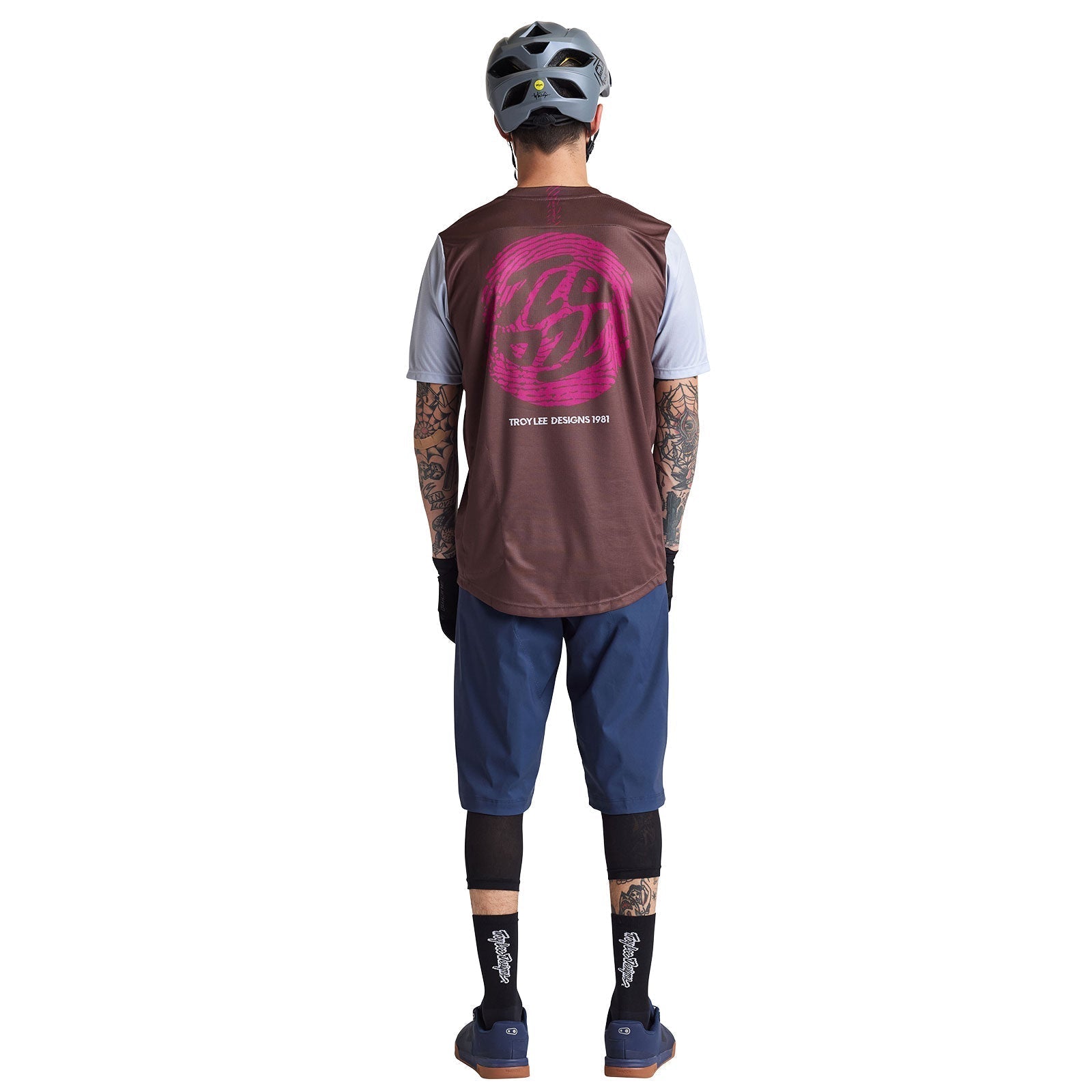 Troy Lee Flowline SS Jersey Flipped Chocolate