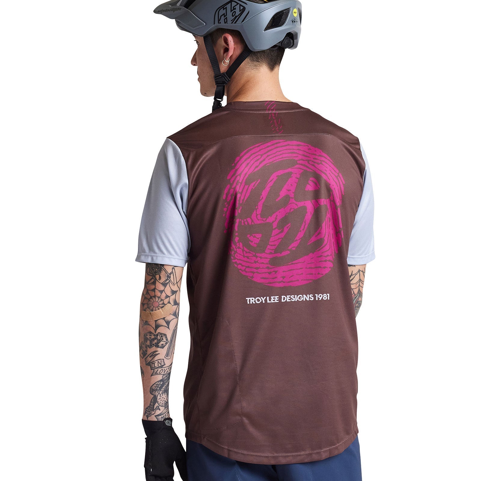 Troy Lee Flowline SS Jersey Flipped Chocolate