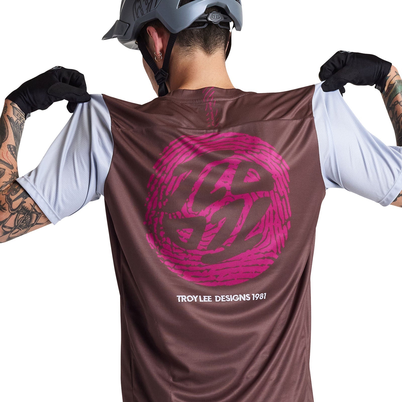 Troy Lee Flowline SS Jersey Flipped Chocolate