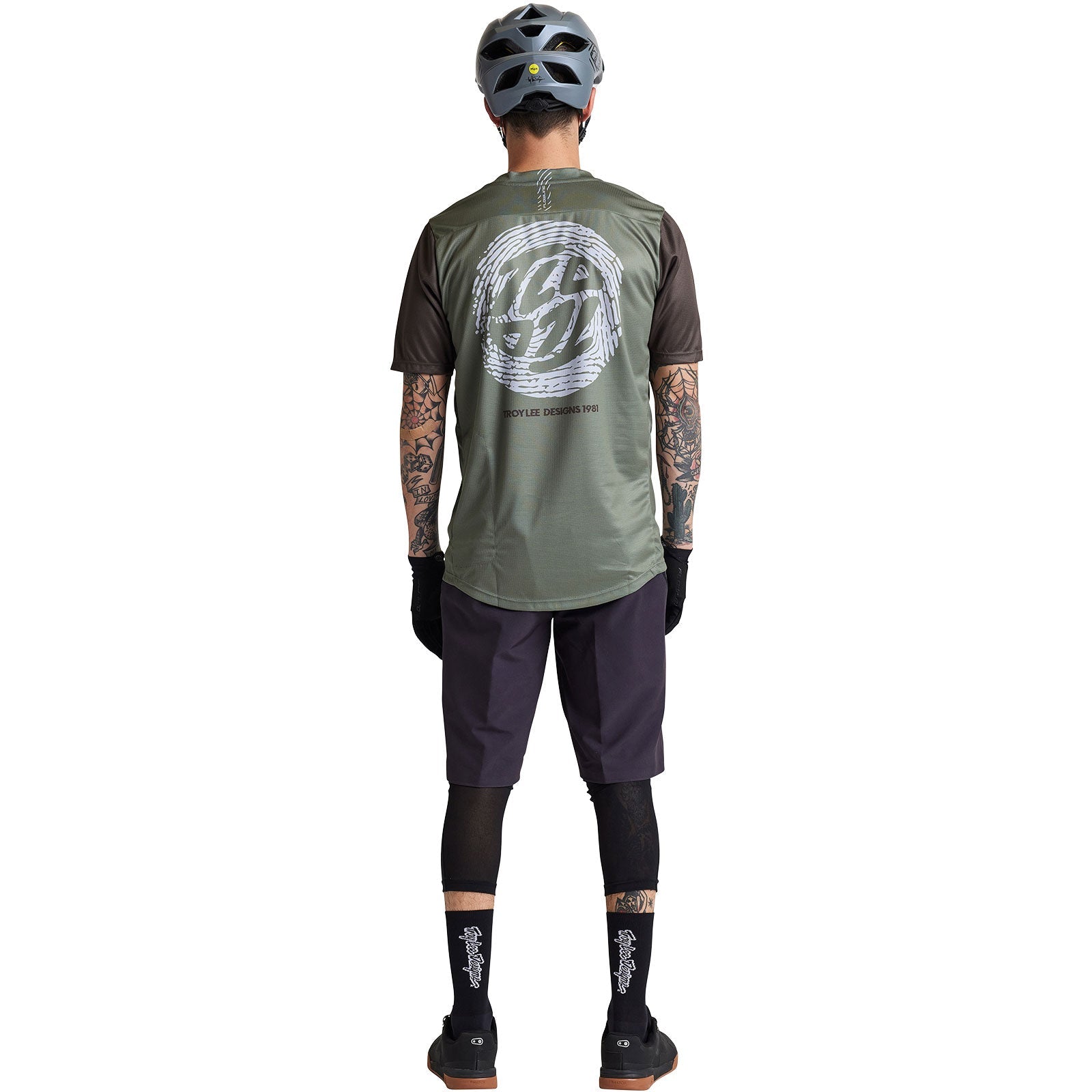 Troy Lee Flowline SS Jersey Flipped Olive
