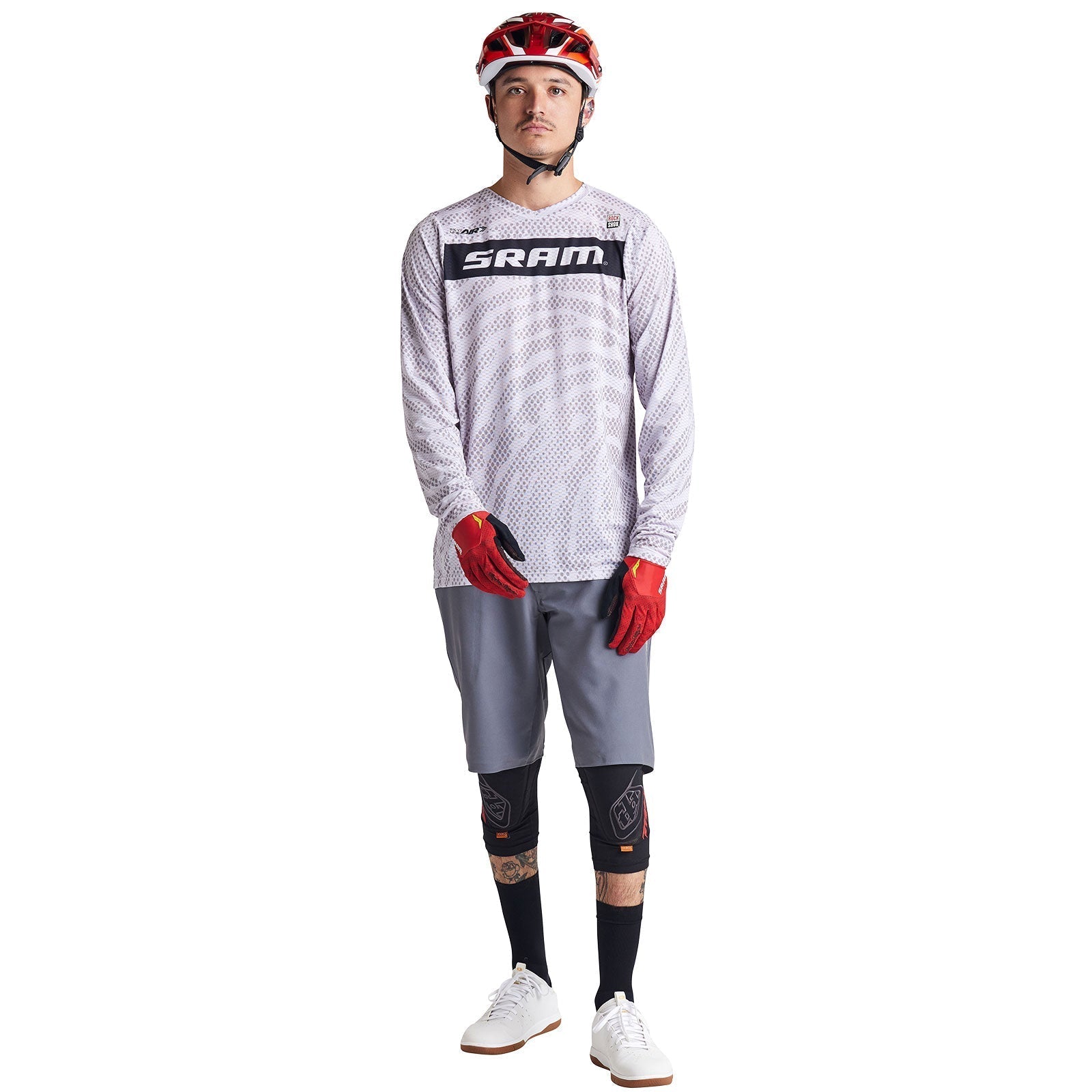 Troy Lee Skyline Air LS Jersey SRAM Roots Cement