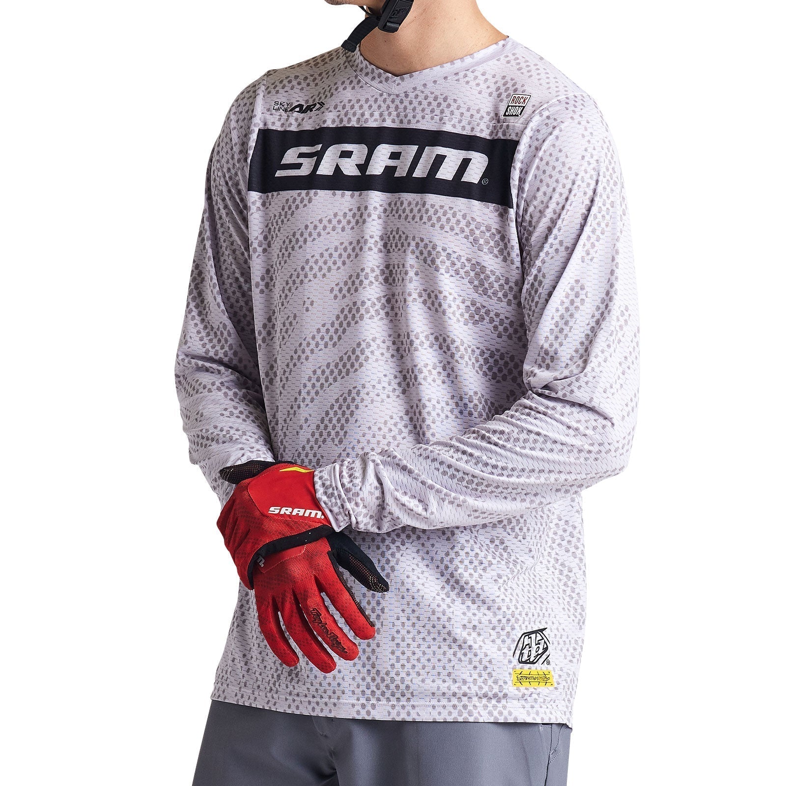 Troy Lee Skyline Air LS Jersey SRAM Roots Cement