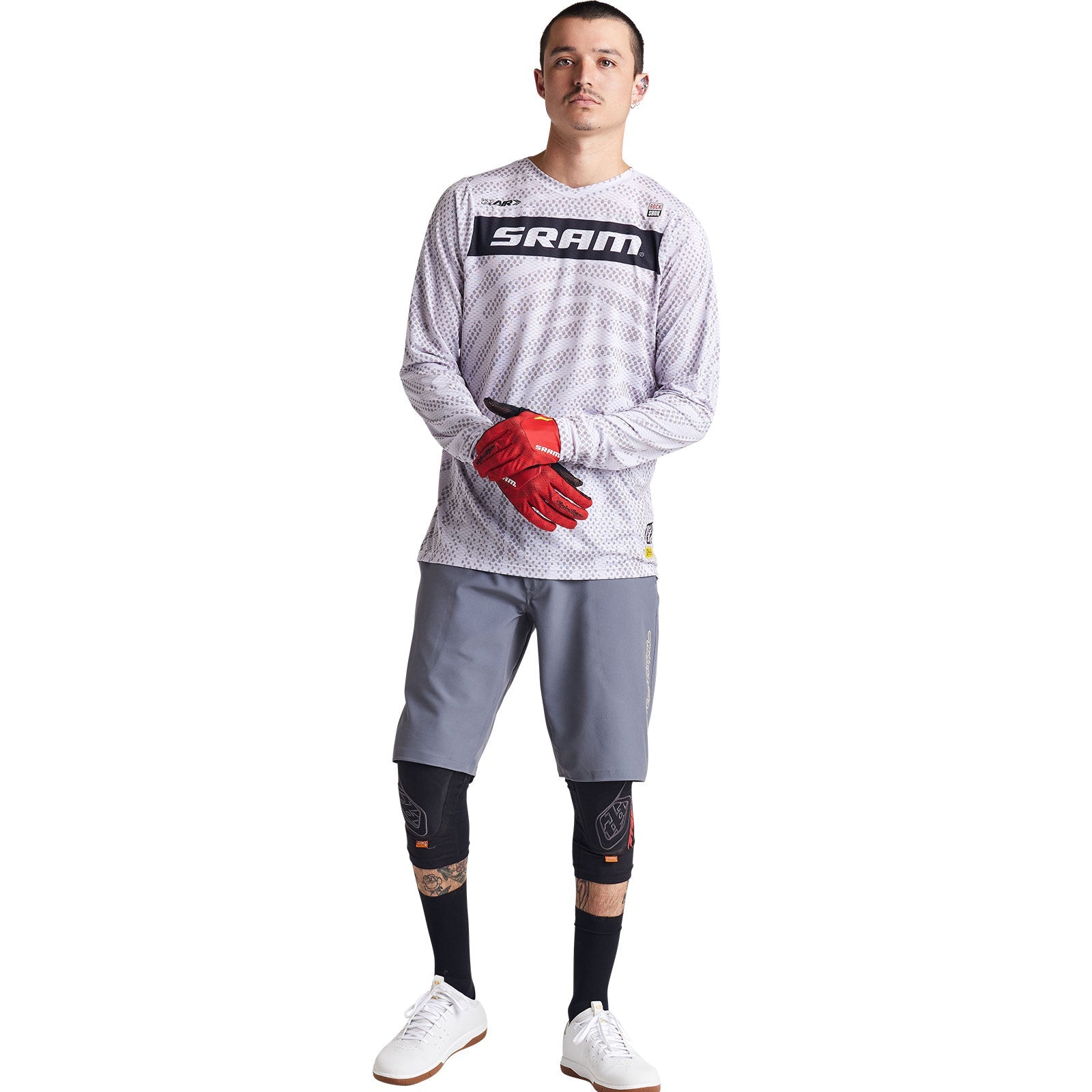 Troy Lee Skyline Air LS Jersey SRAM Roots Cement
