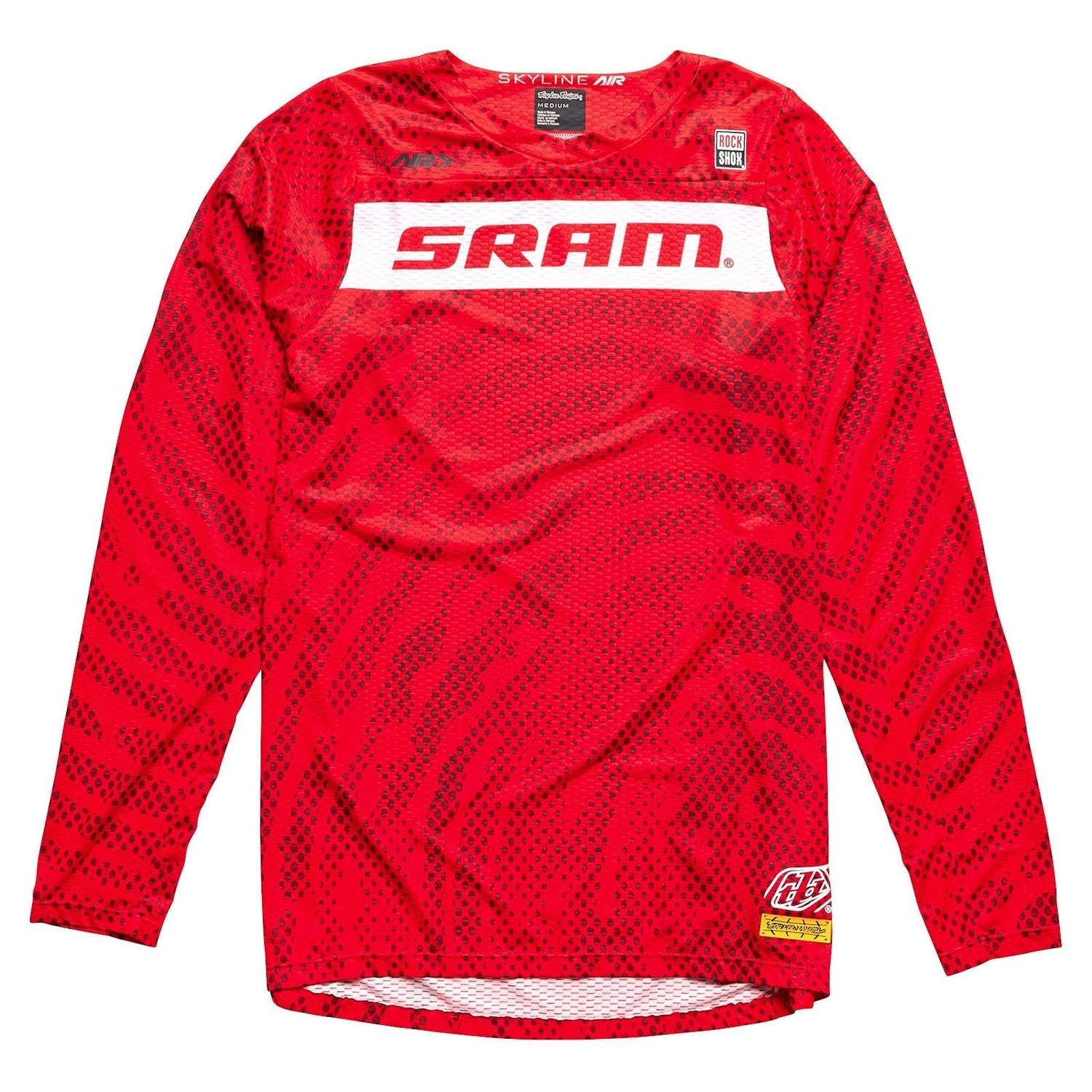 Troy Lee Skyline Air LS Jersey SRAM Roots Fiery Red