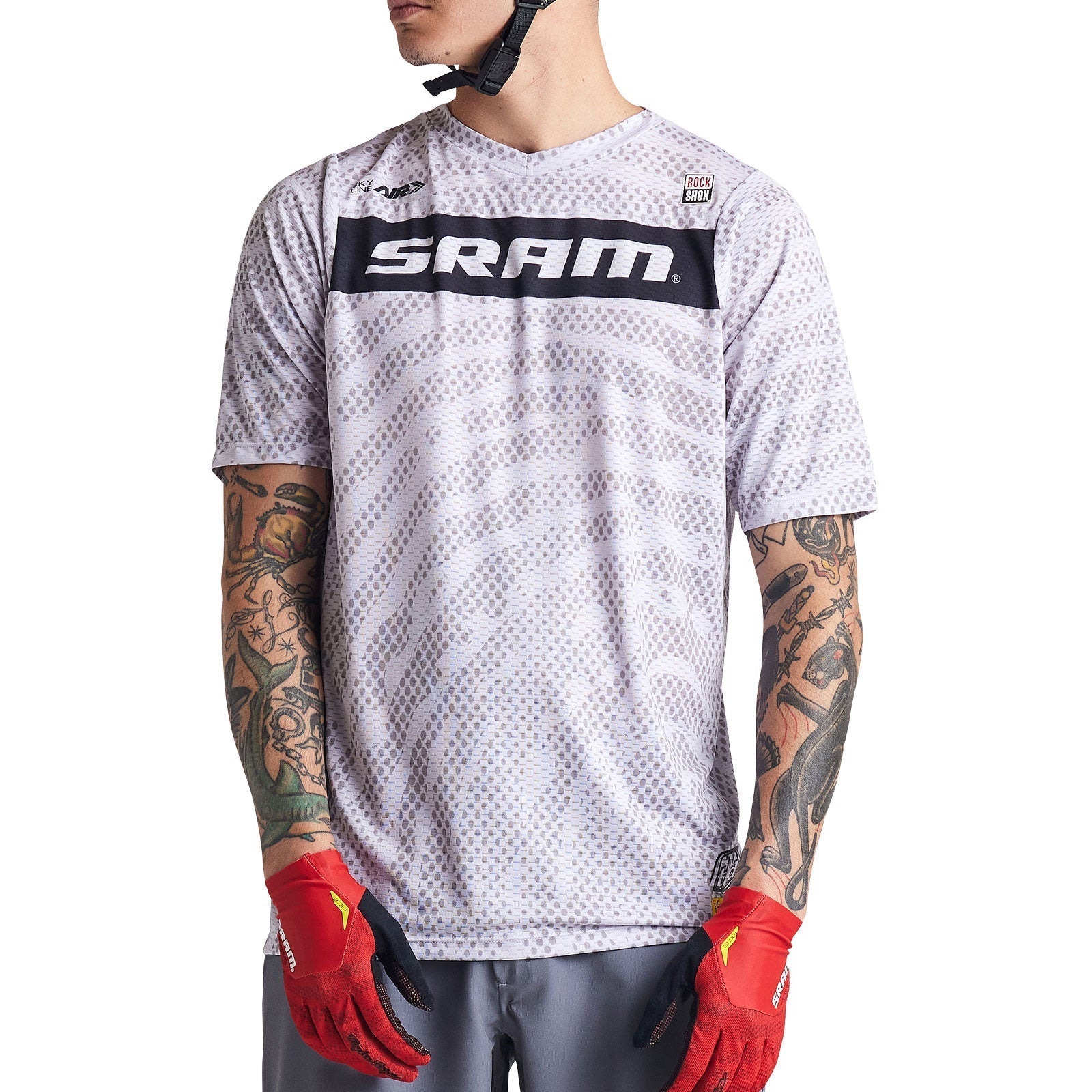Troy Lee Skyline Air SS Jersey SRAM Roots Cement
