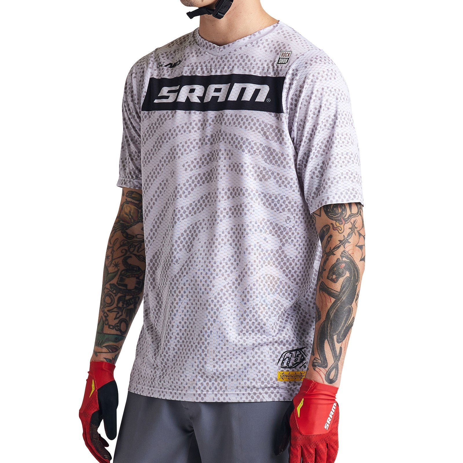 Troy Lee Skyline Air SS Jersey SRAM Roots Cement