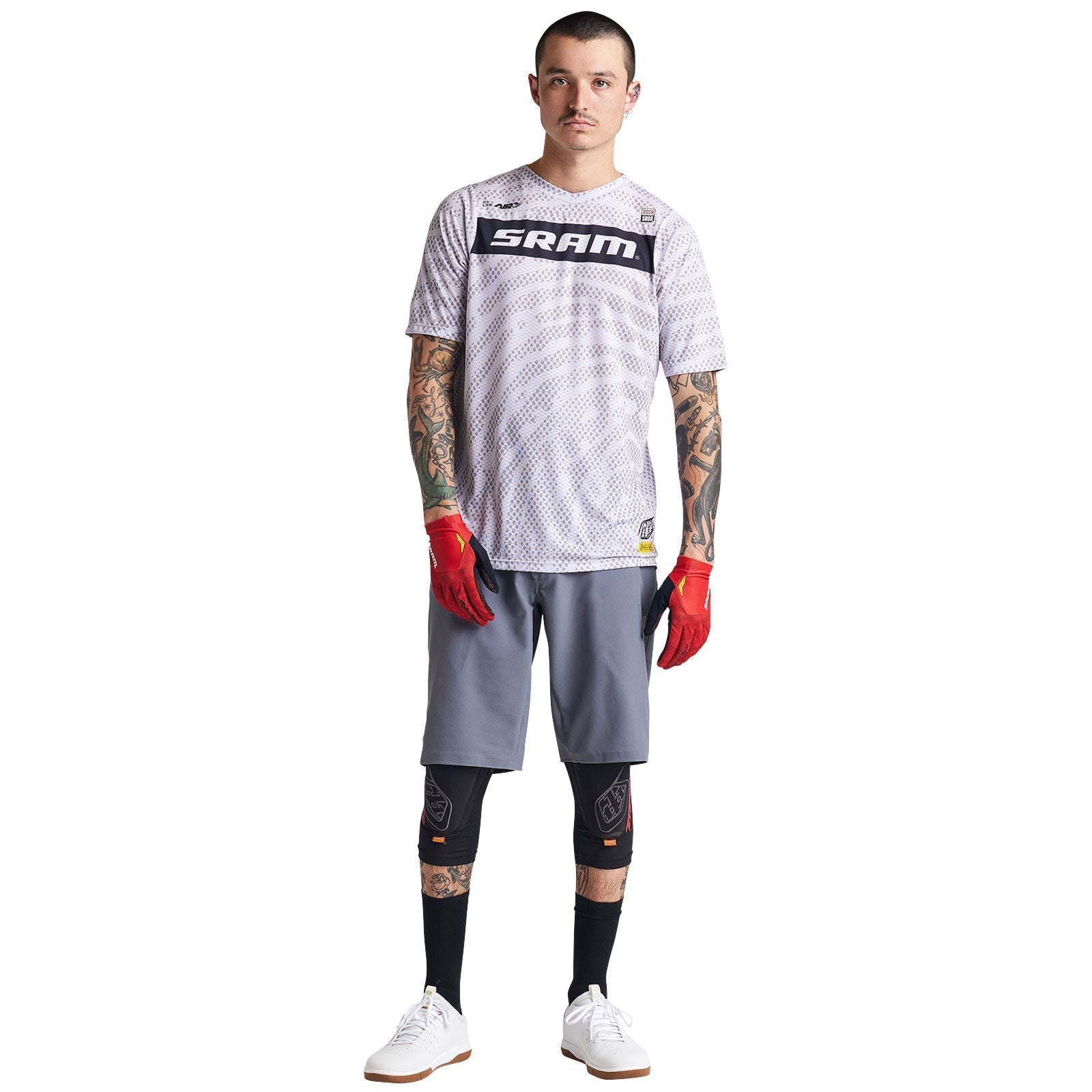 Troy Lee Skyline Air SS Jersey SRAM Roots Cement