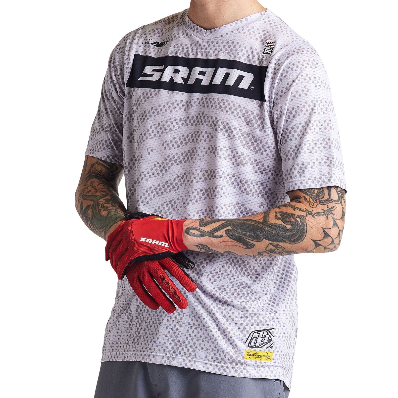 Troy Lee Skyline Air SS Jersey SRAM Roots Cement