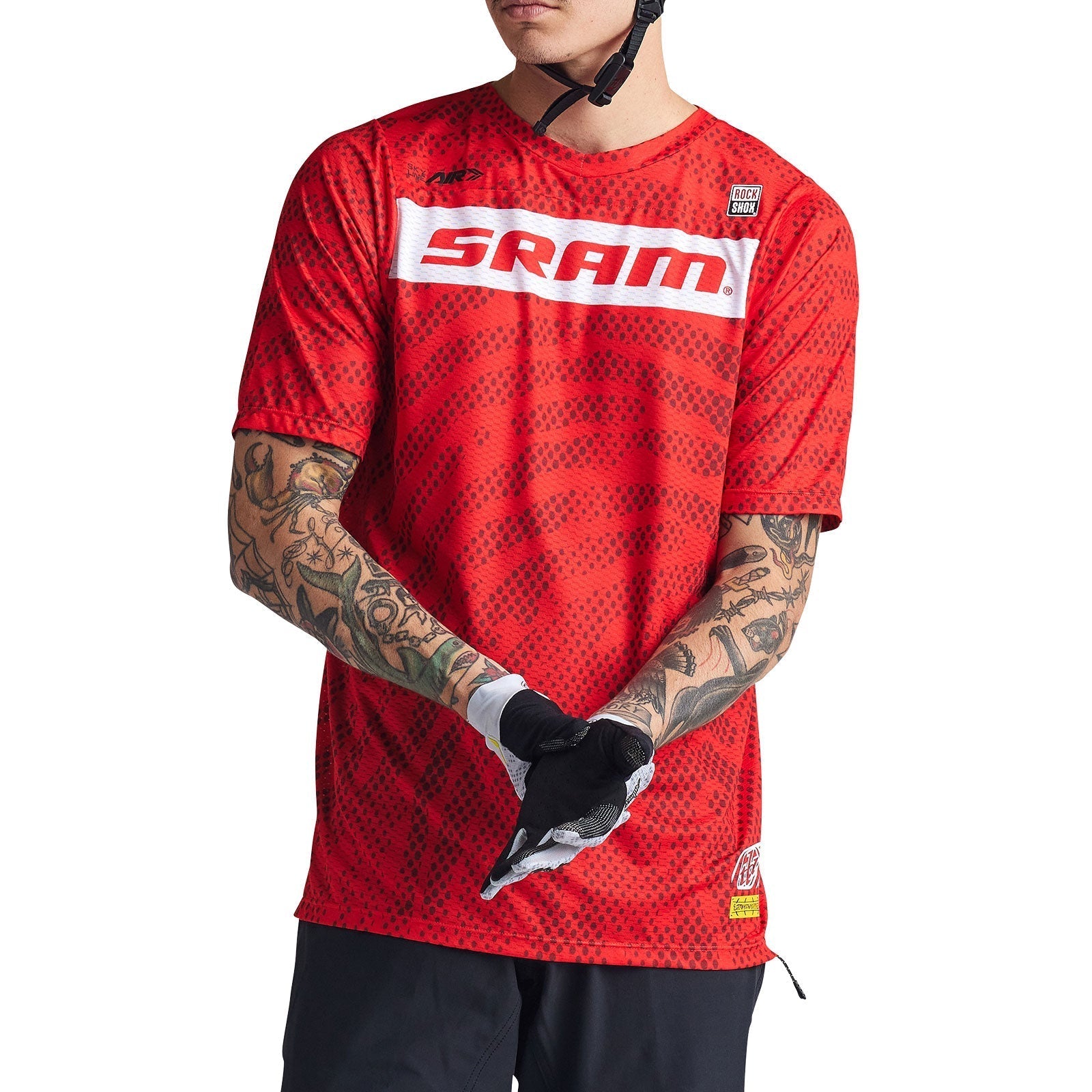 Troy Lee Skyline Air SS Jersey SRAM Roots Fiery Red
