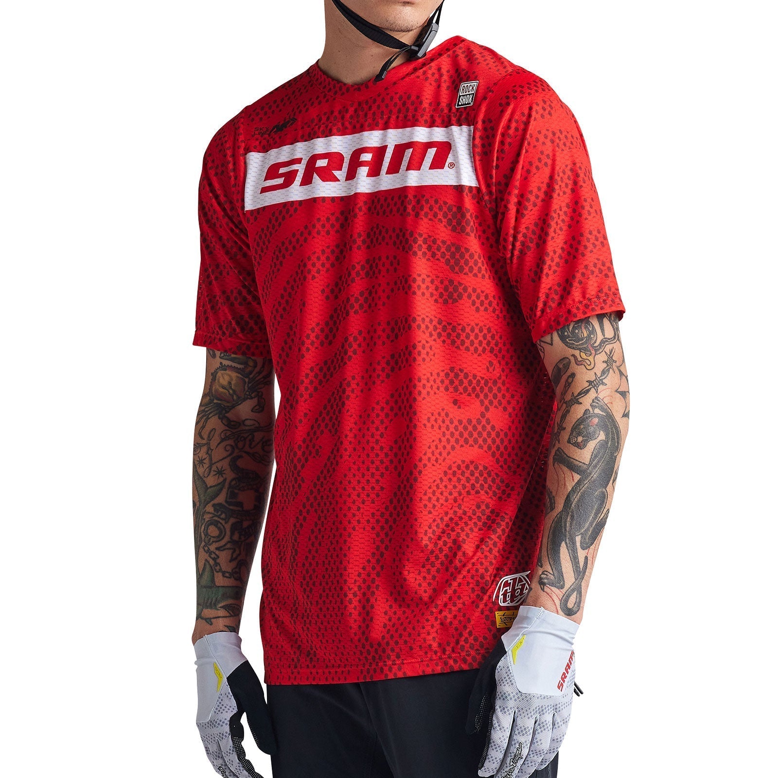 Troy Lee Skyline Air SS Jersey SRAM Roots Fiery Red