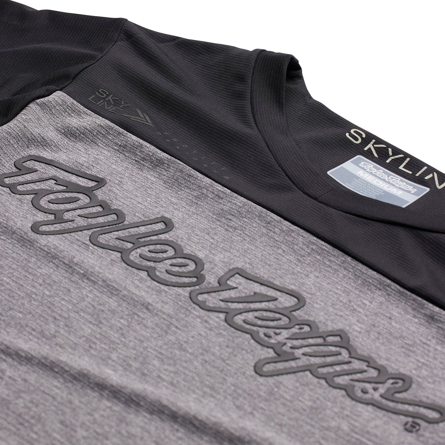 Troy Lee Skyline LS Jersey Signature Heather Gray / Black