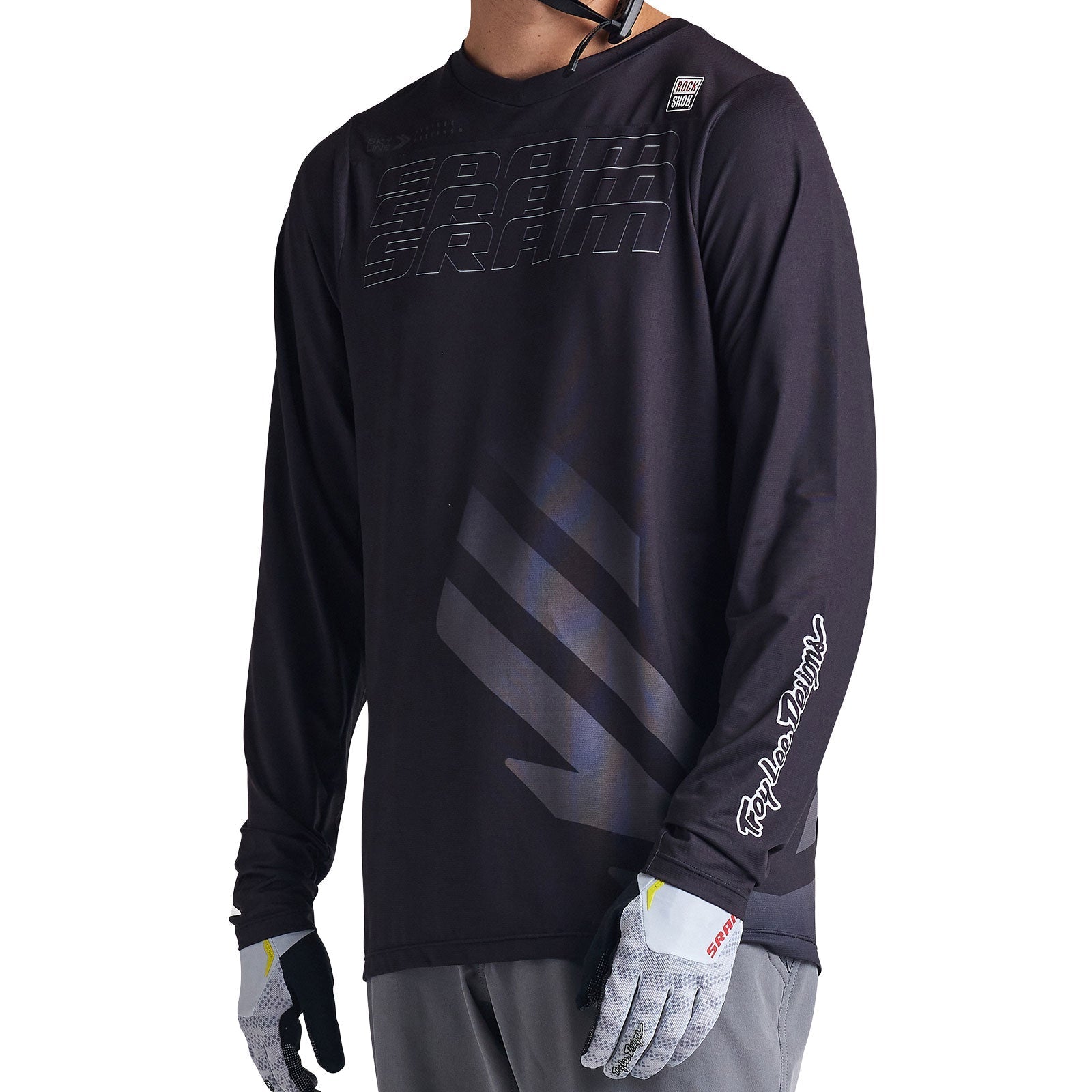 Troy Lee Skyline LS Jersey SRAM Eagle One Black