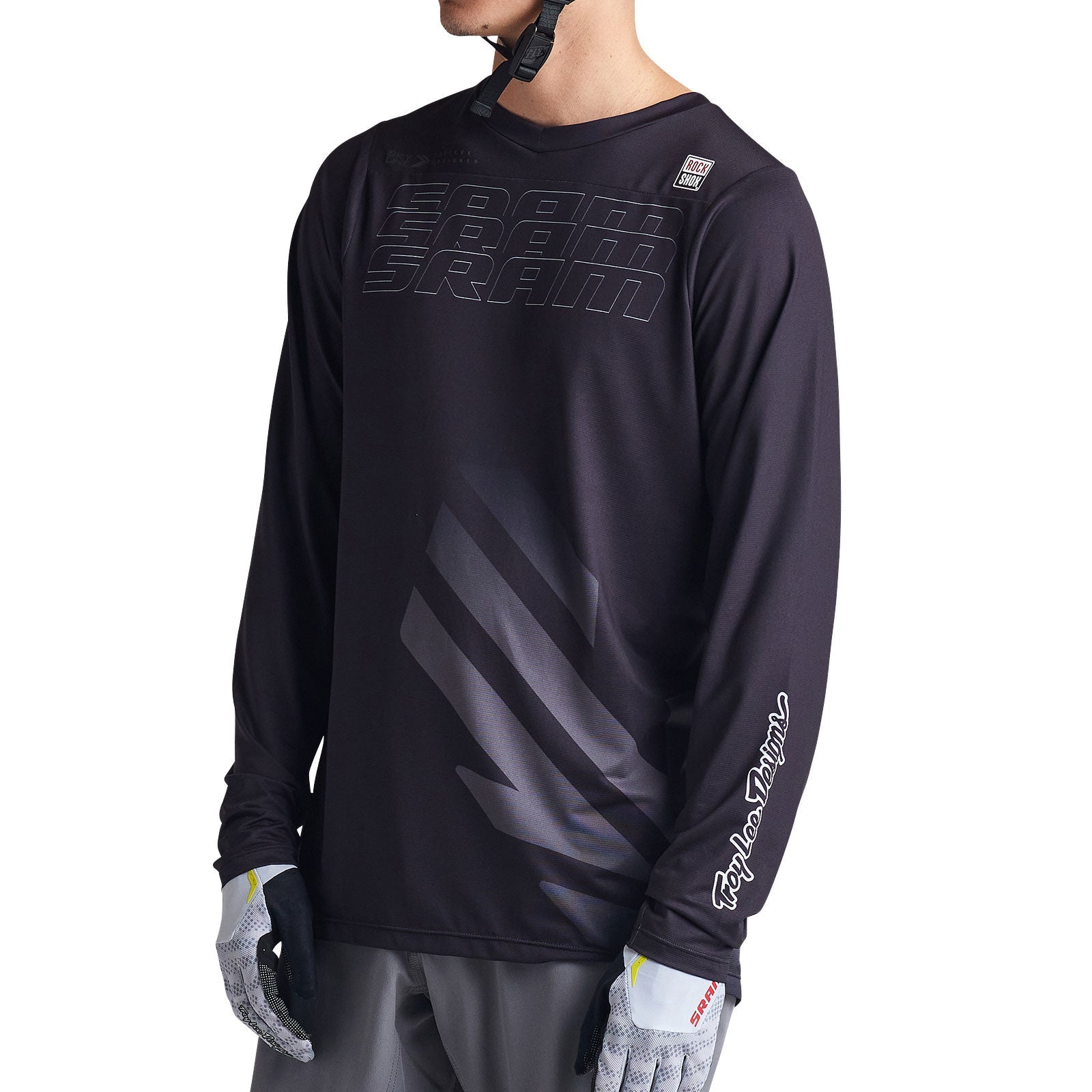 Troy Lee Skyline LS Jersey SRAM Eagle One Black