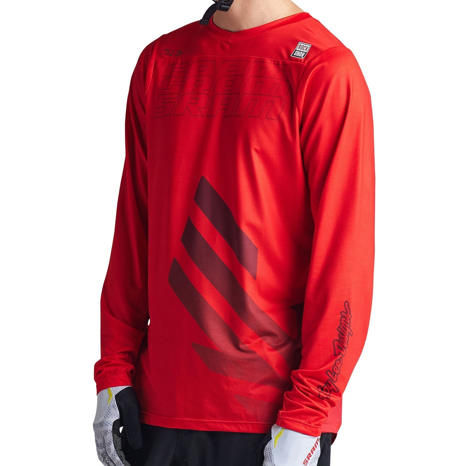Troy Lee Skyline LS Jersey SRAM Eagle One Fiery Red