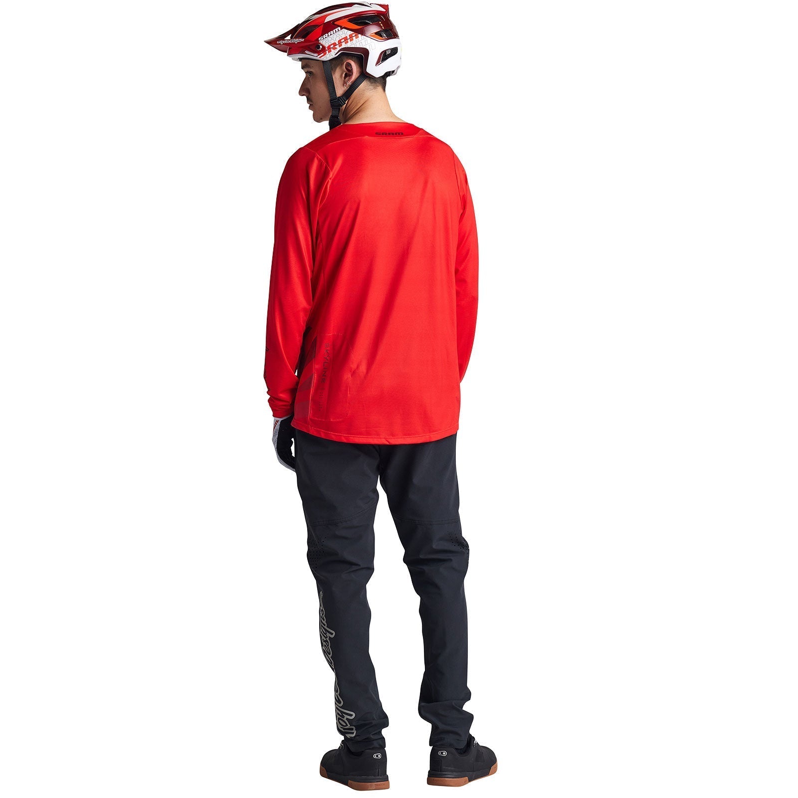 Troy Lee Skyline LS Jersey SRAM Eagle One Fiery Red
