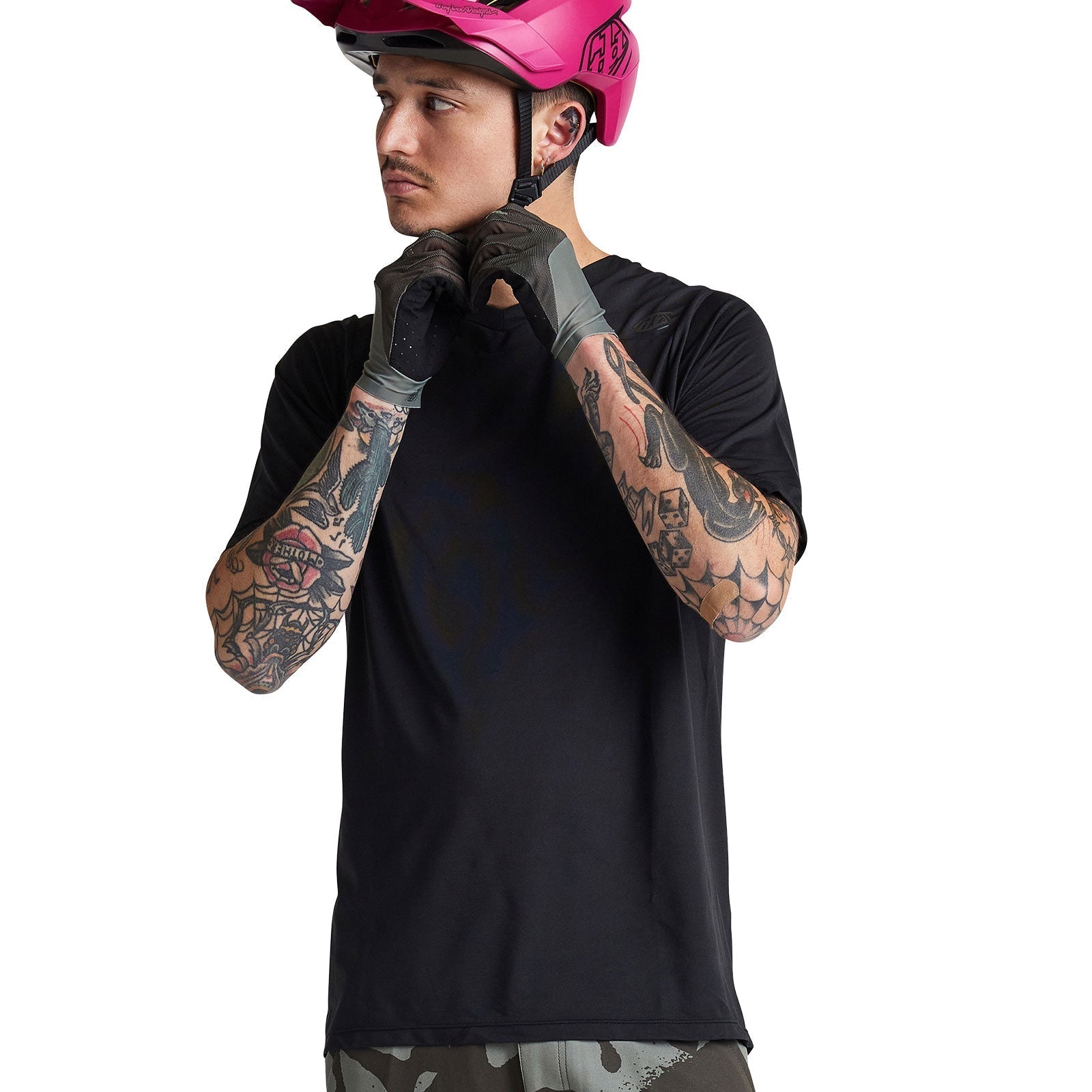 Troy Lee Skyline SS Jersey Mono Black