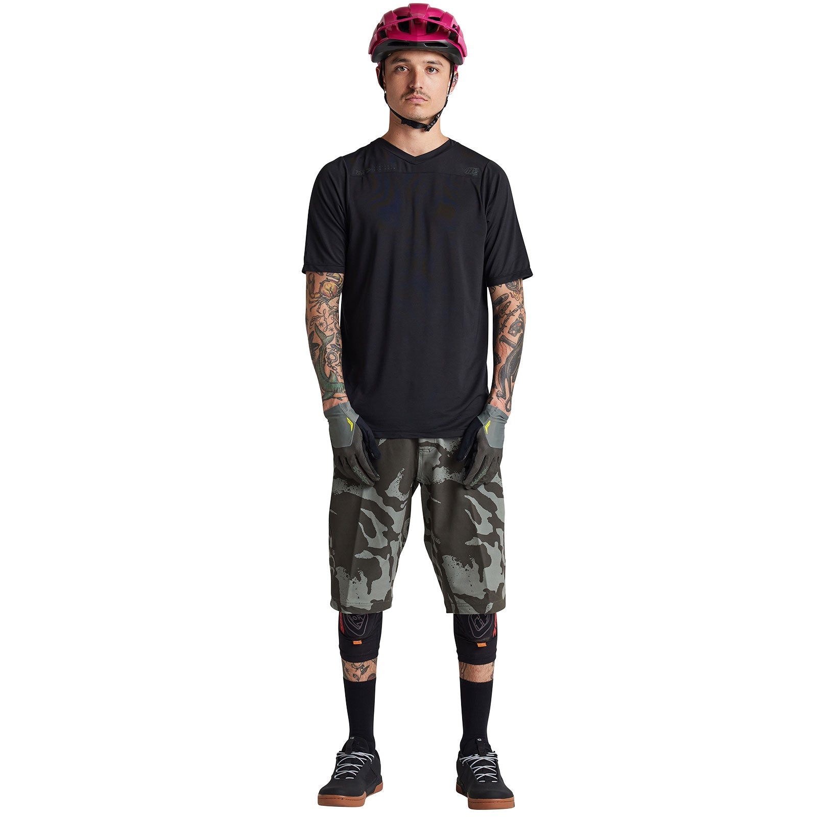 Troy Lee Skyline SS Jersey Mono Black