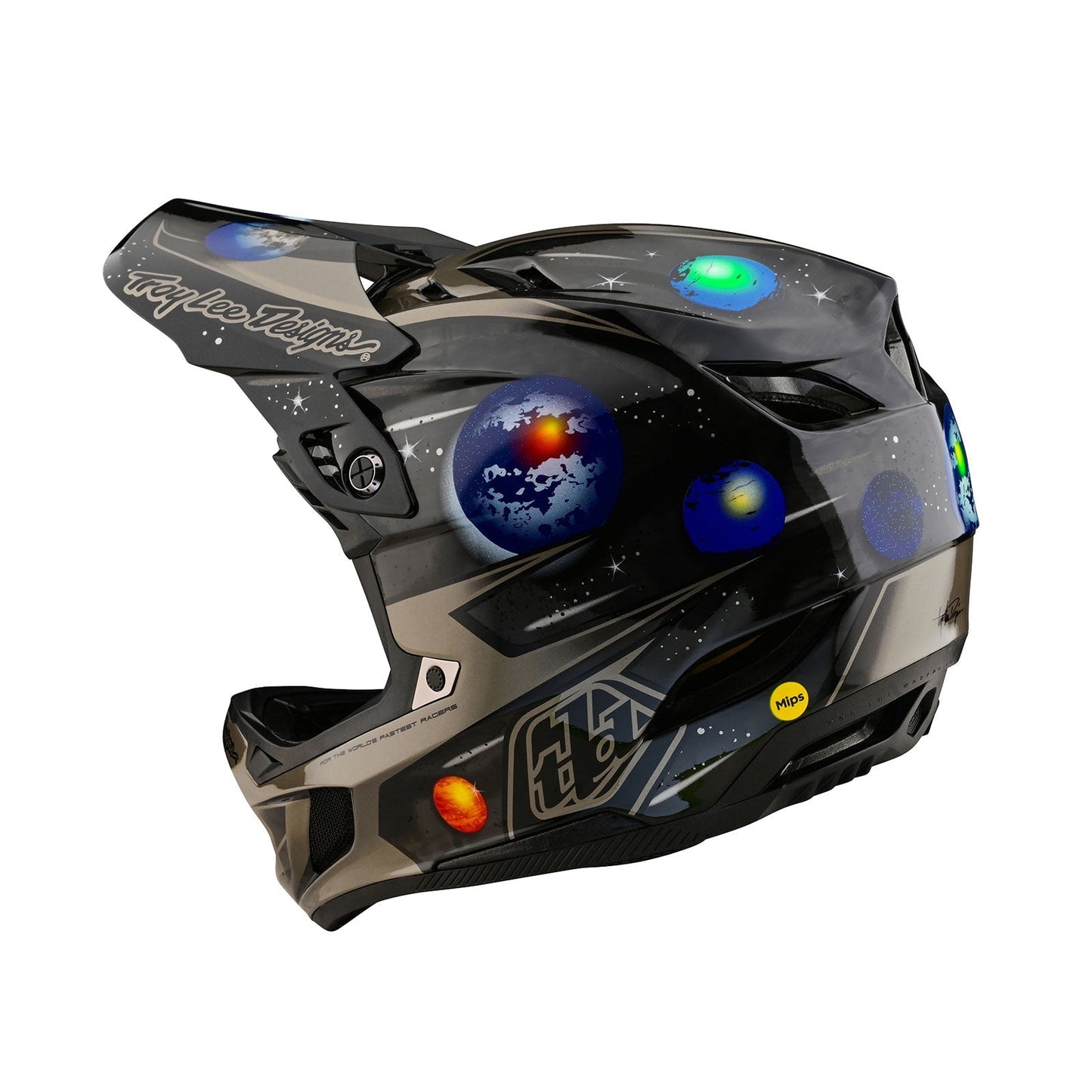 TLD D4 Carbon-Helm mit MIPS, Spacian Black