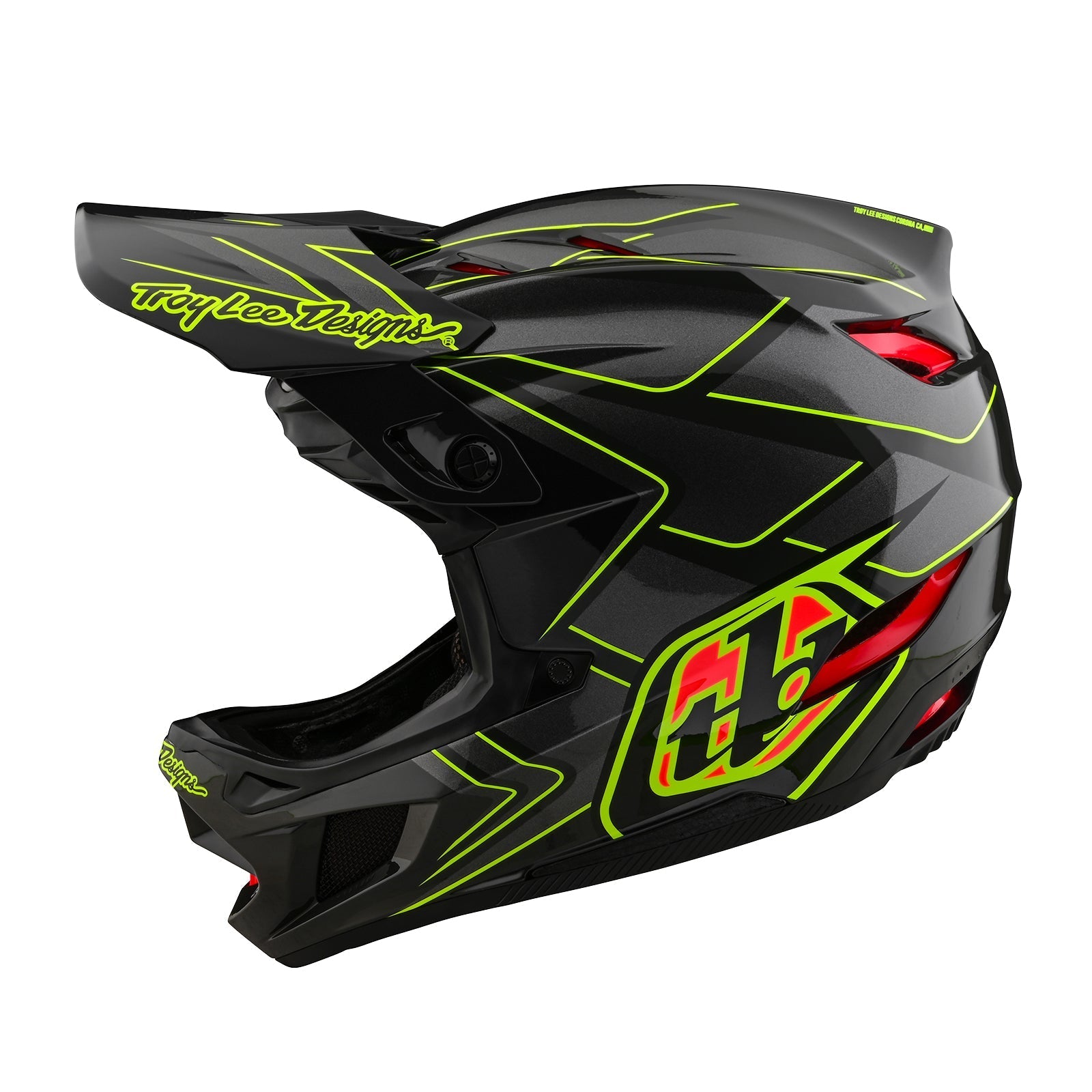 TLD D4 Composite-Helm Ghostwing Grau