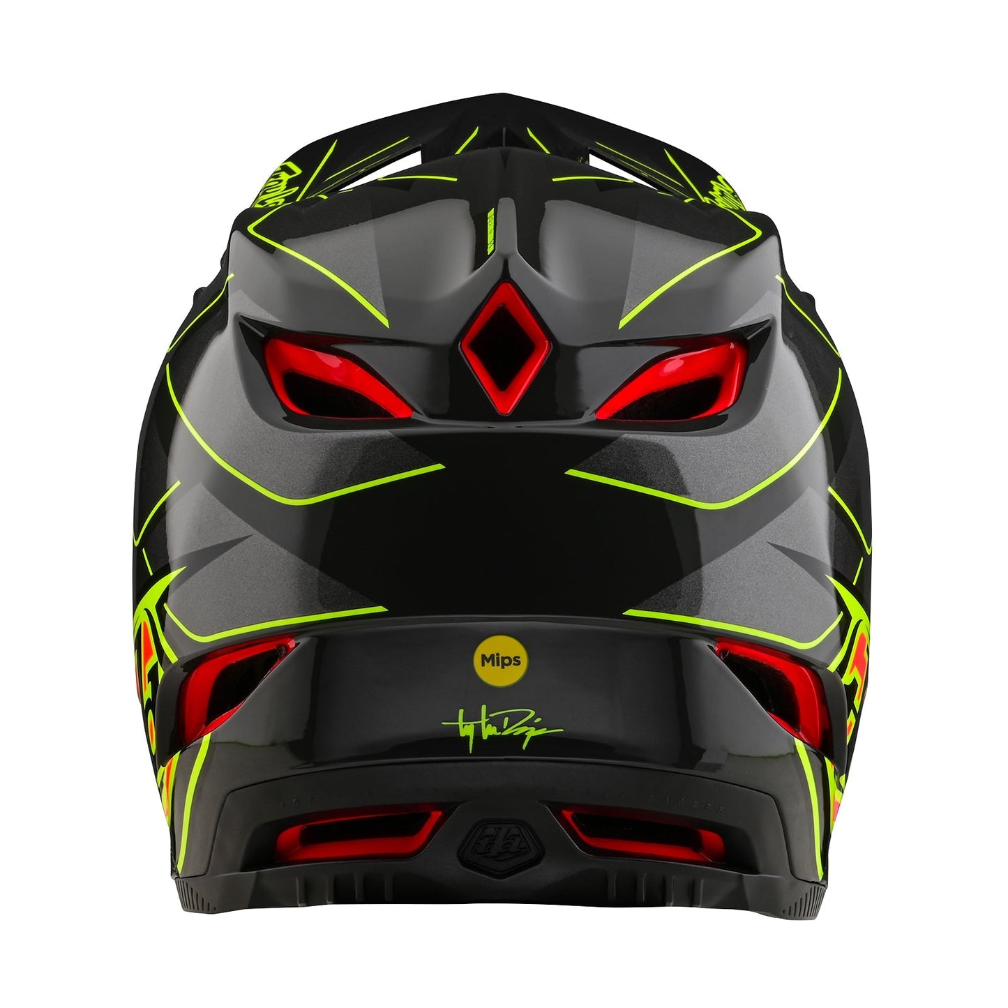 TLD D4 Composite-Helm Ghostwing Grau