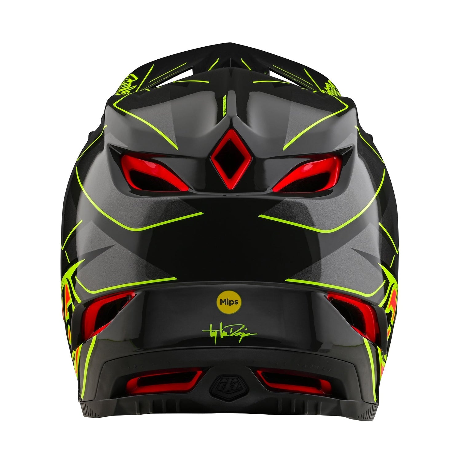 TLD D4 Composite-Helm Ghostwing Grau