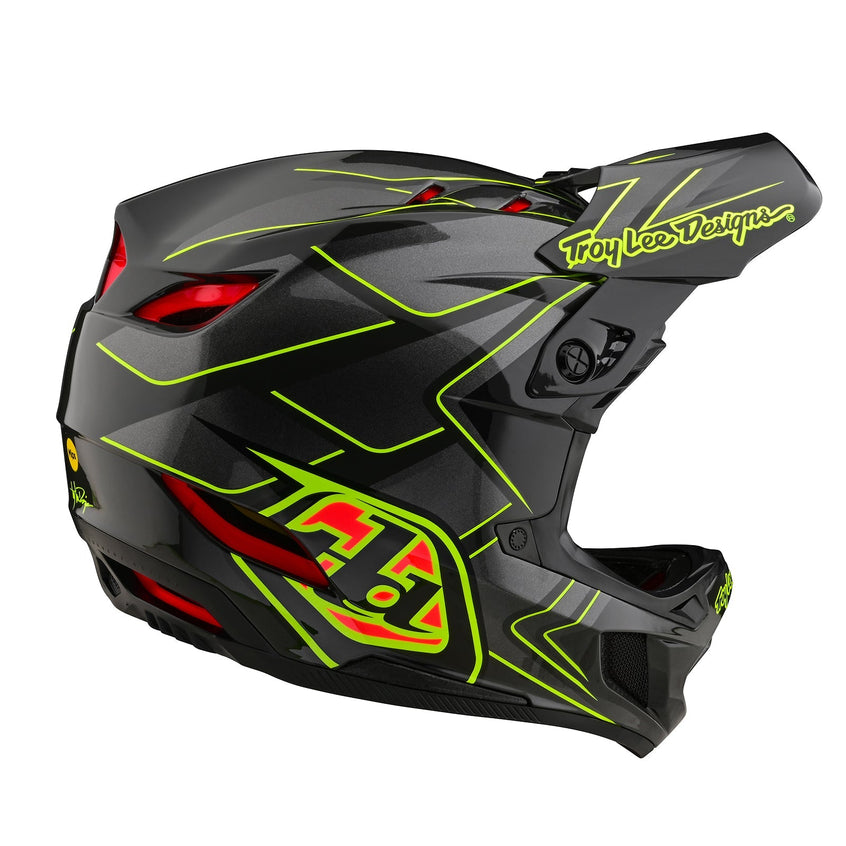 TLD D4 Composite-Helm Ghostwing Grau