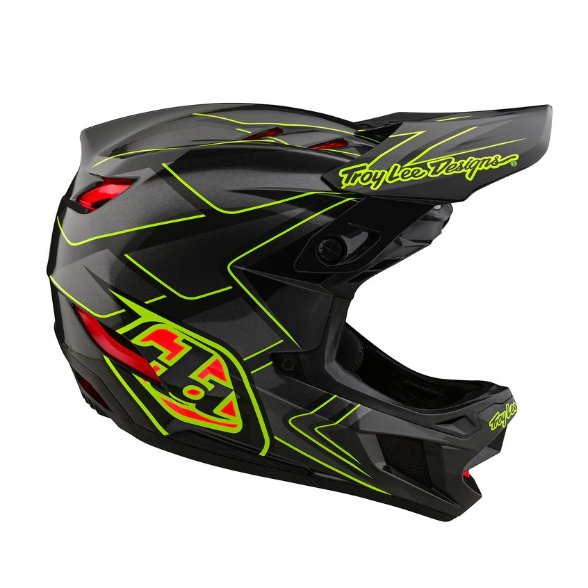 TLD D4 Composite-Helm Ghostwing Grau