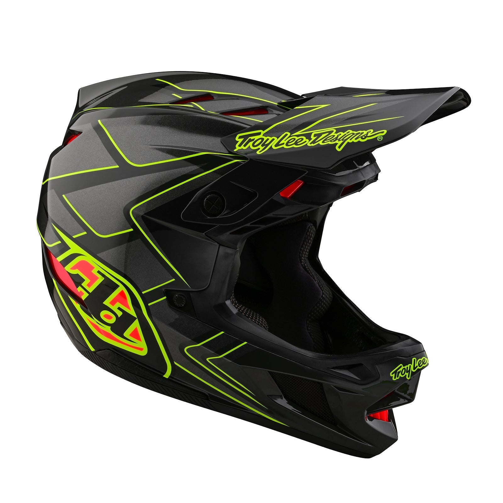 TLD D4 Composite-Helm Ghostwing Grau