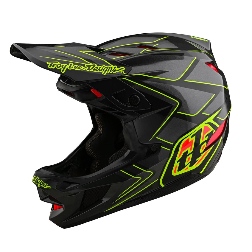 TLD D4 Composite-Helm Ghostwing Grau