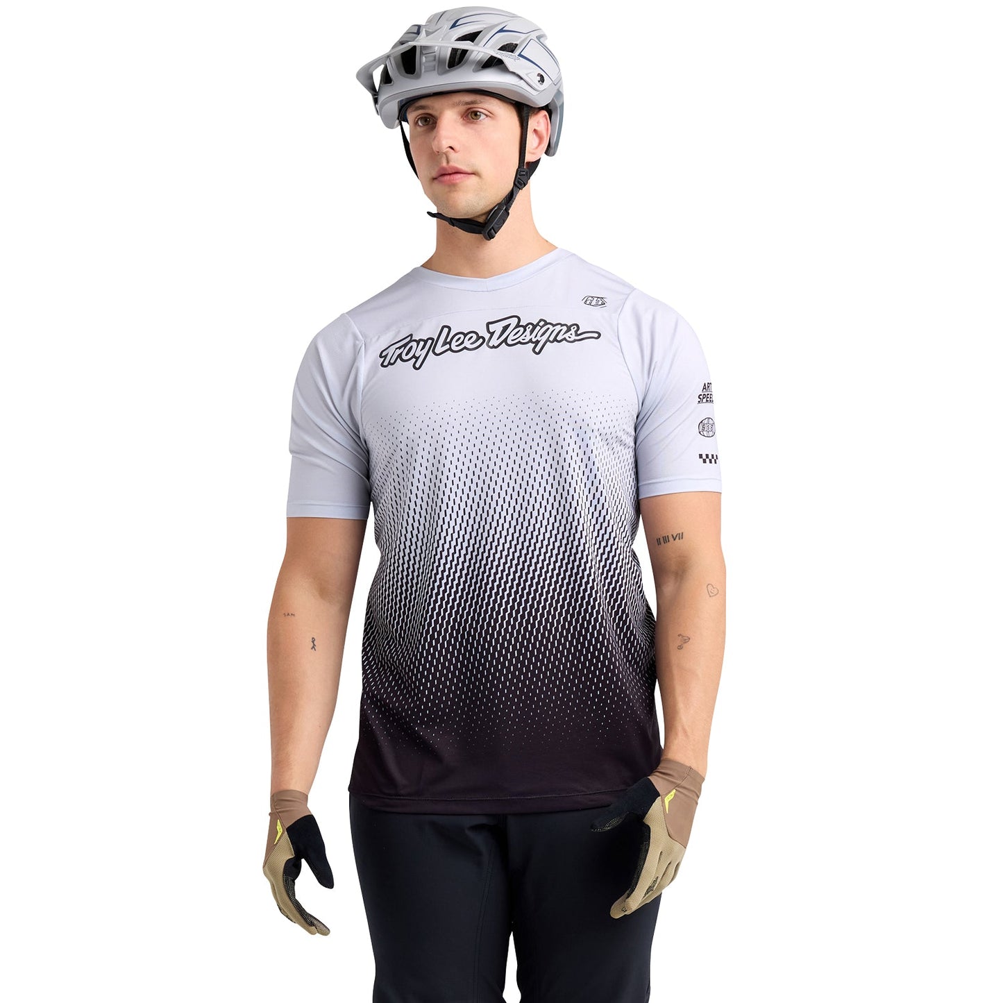 TLD Skyline Kurzarm-Trikot Buzzed, Dunstgrau