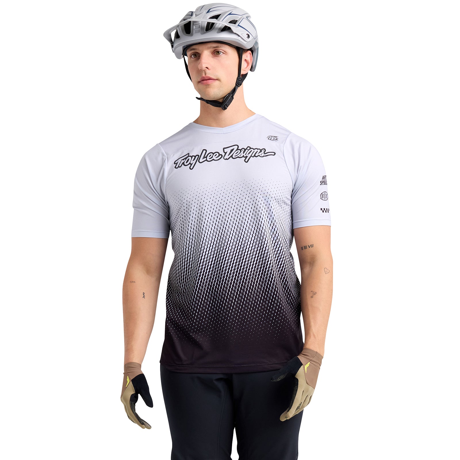 TLD Skyline Kurzarm-Trikot Buzzed, Dunstgrau