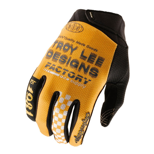 TLD GP Pro-Handschuhe Factory, Gold
