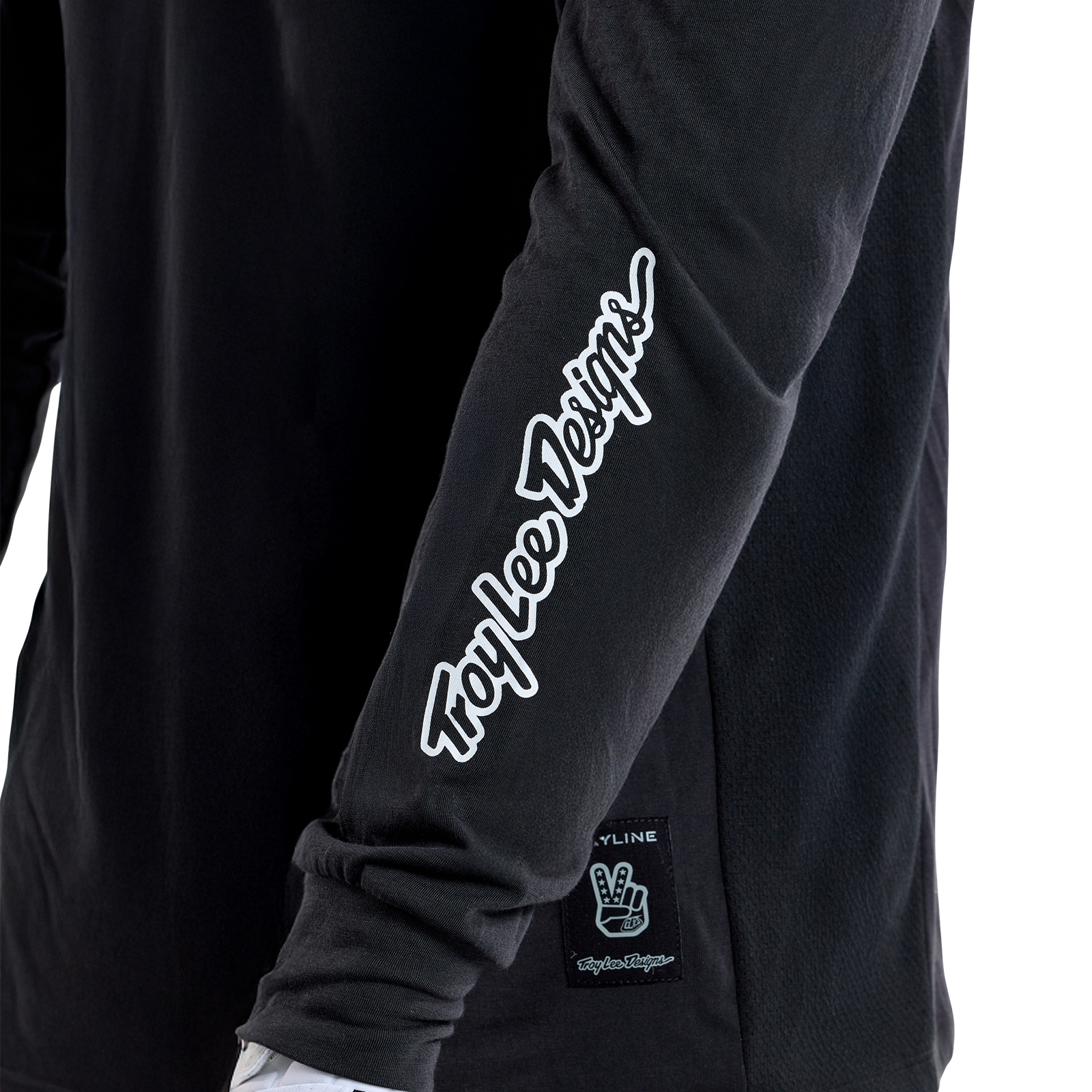 TLD Skyline Long Sleeve Ride Tee Signature Black