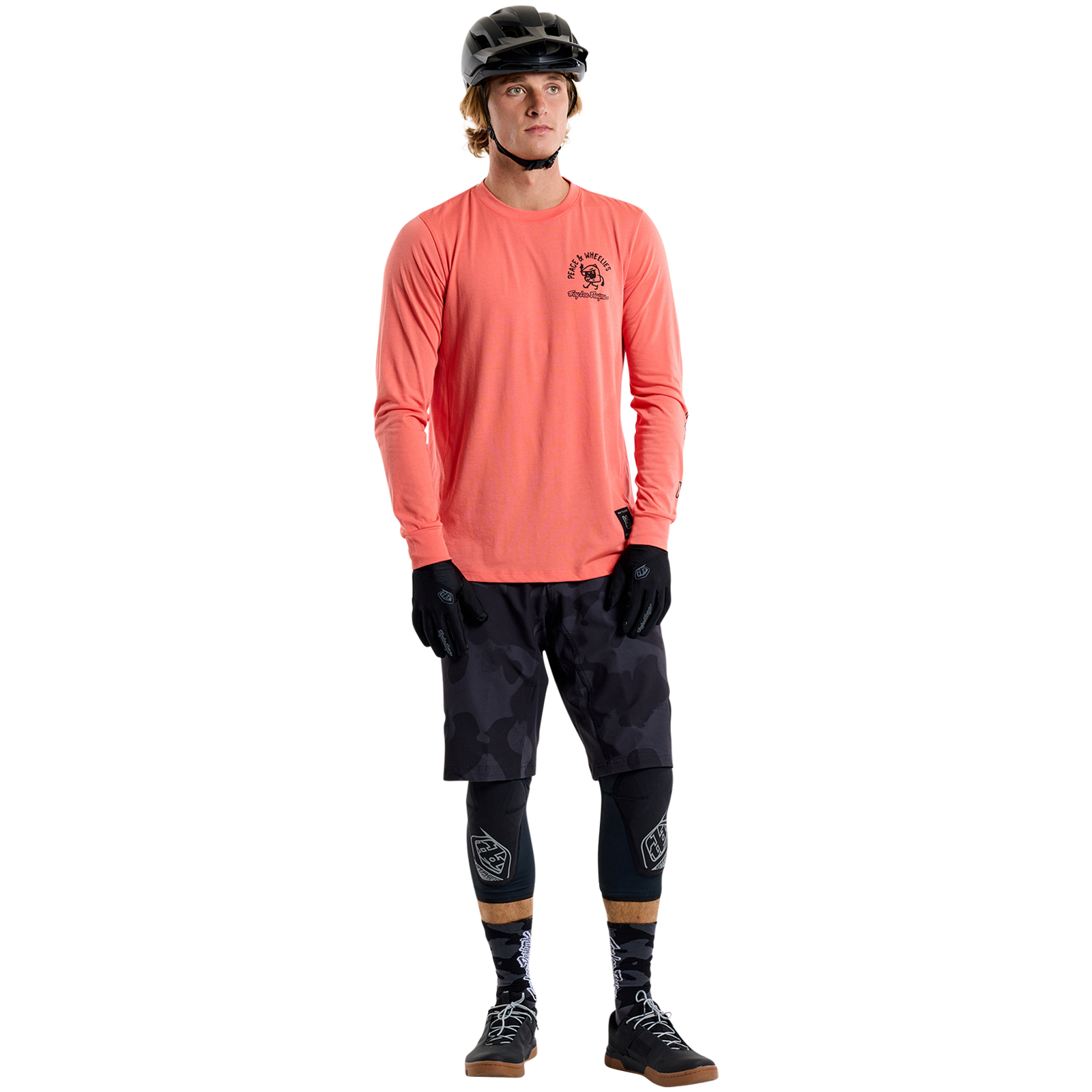 TLD Skyline Fahr-Langarm-T-Shirt P&W, Melone