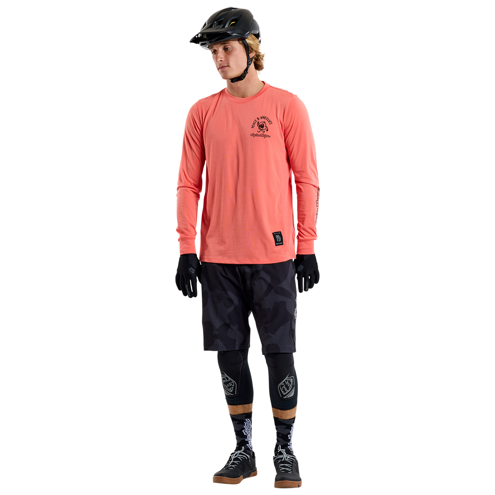 TLD Skyline Fahr-Langarm-T-Shirt P&W, Melone