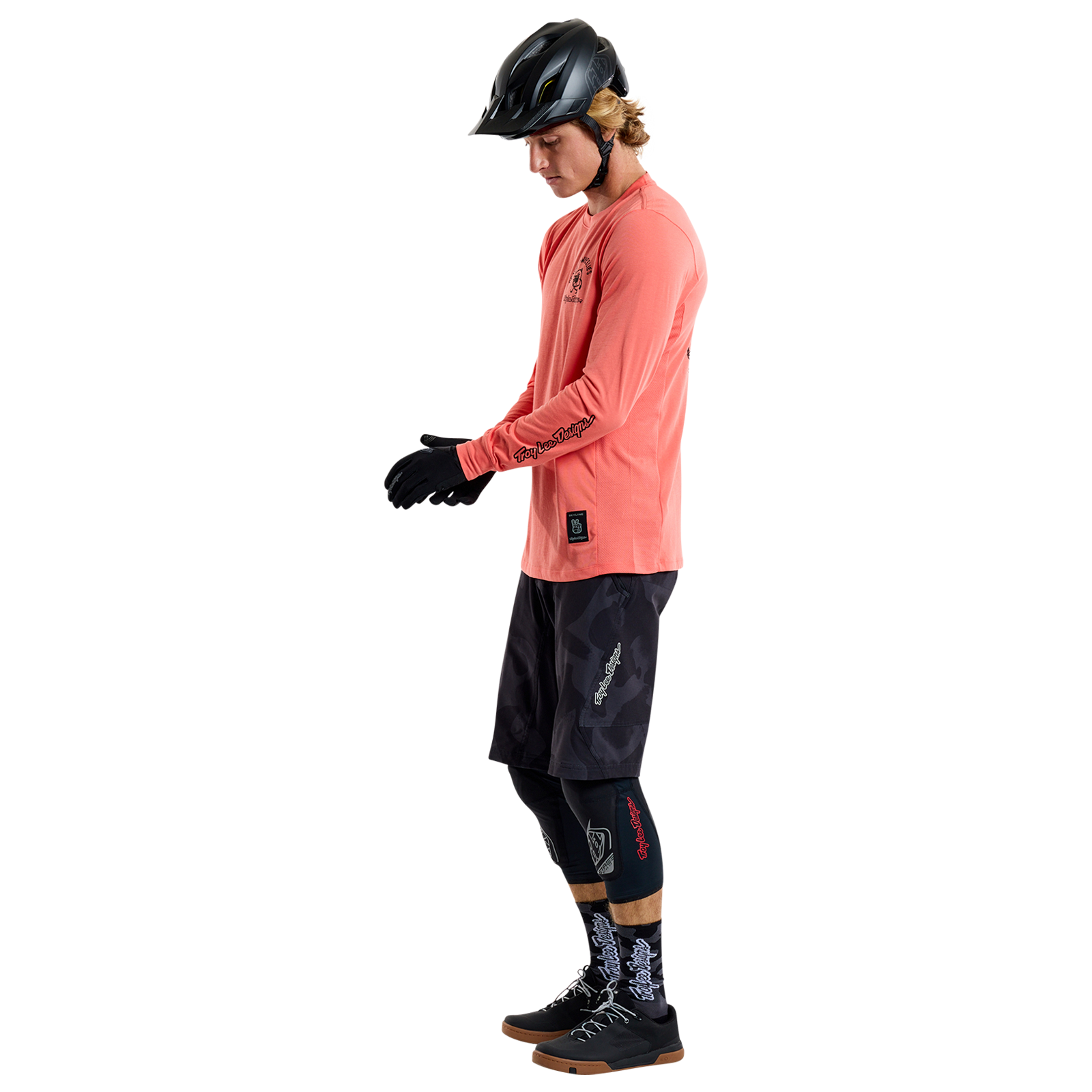 TLD Skyline Fahr-Langarm-T-Shirt P&W, Melone