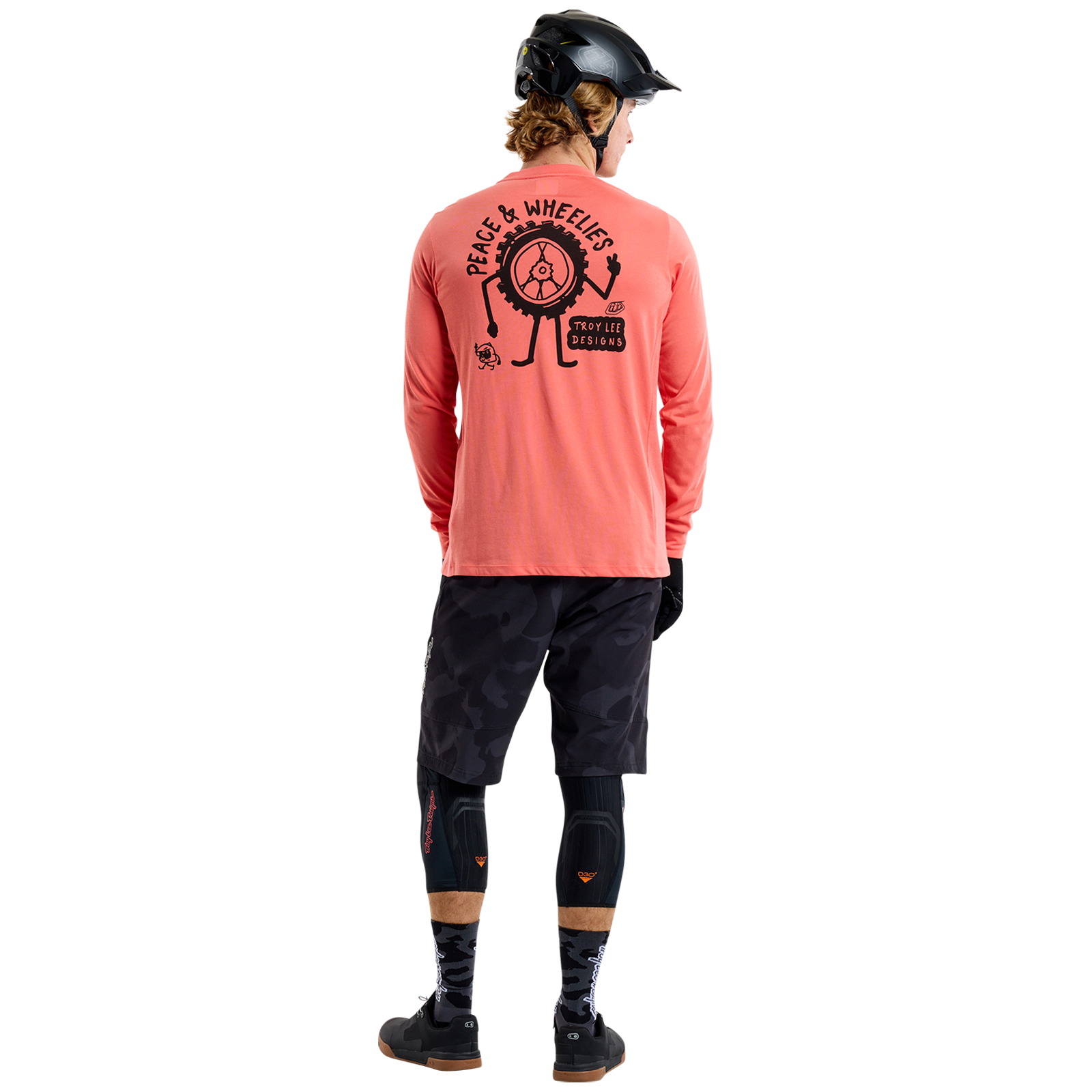 TLD Skyline Fahr-Langarm-T-Shirt P&W, Melone