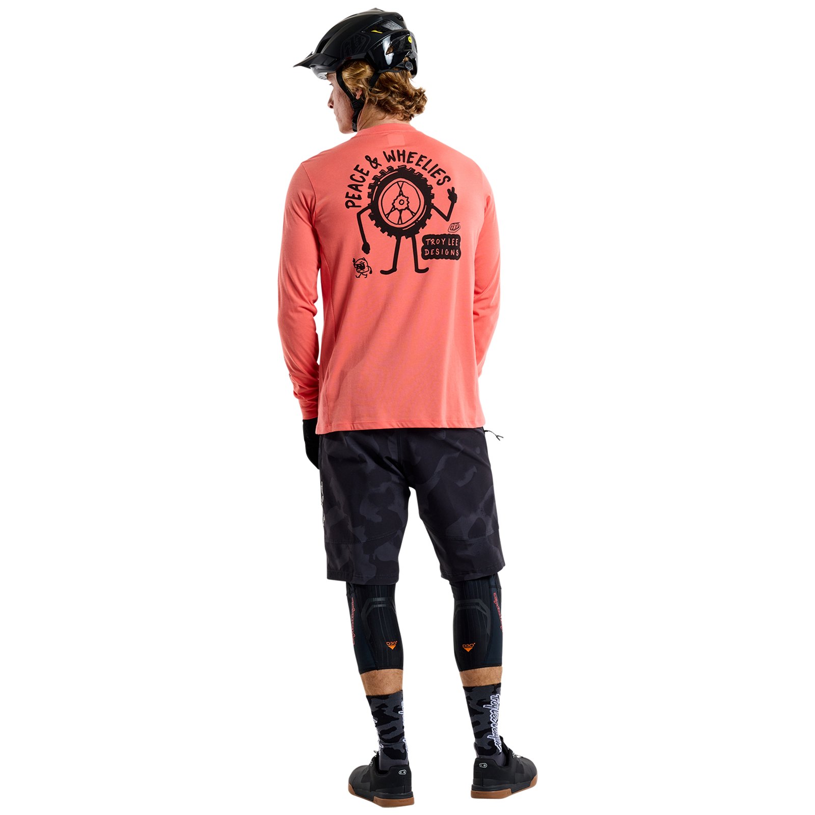 TLD Skyline Fahr-Langarm-T-Shirt P&W, Melone