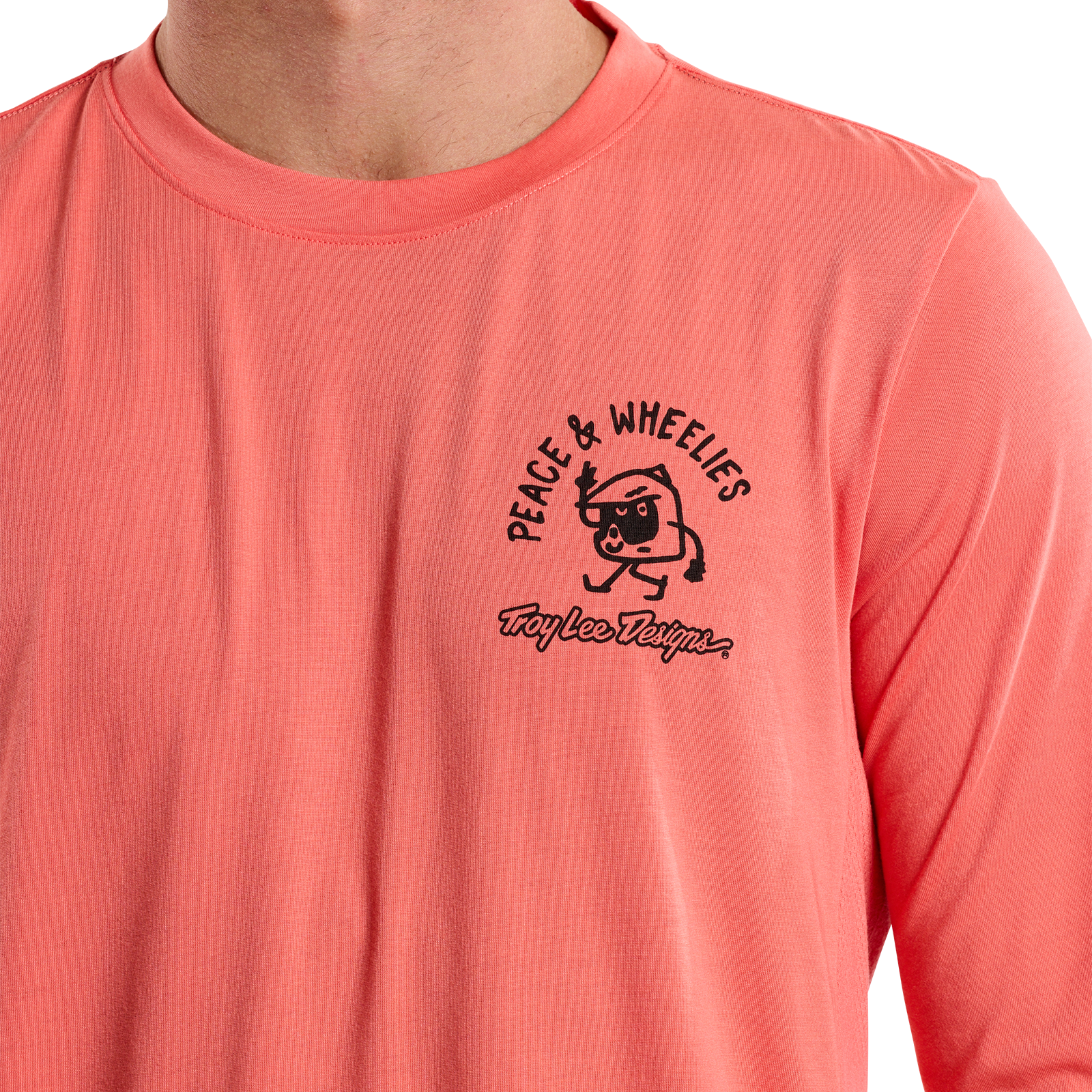 TLD Skyline Fahr-Langarm-T-Shirt P&W, Melone