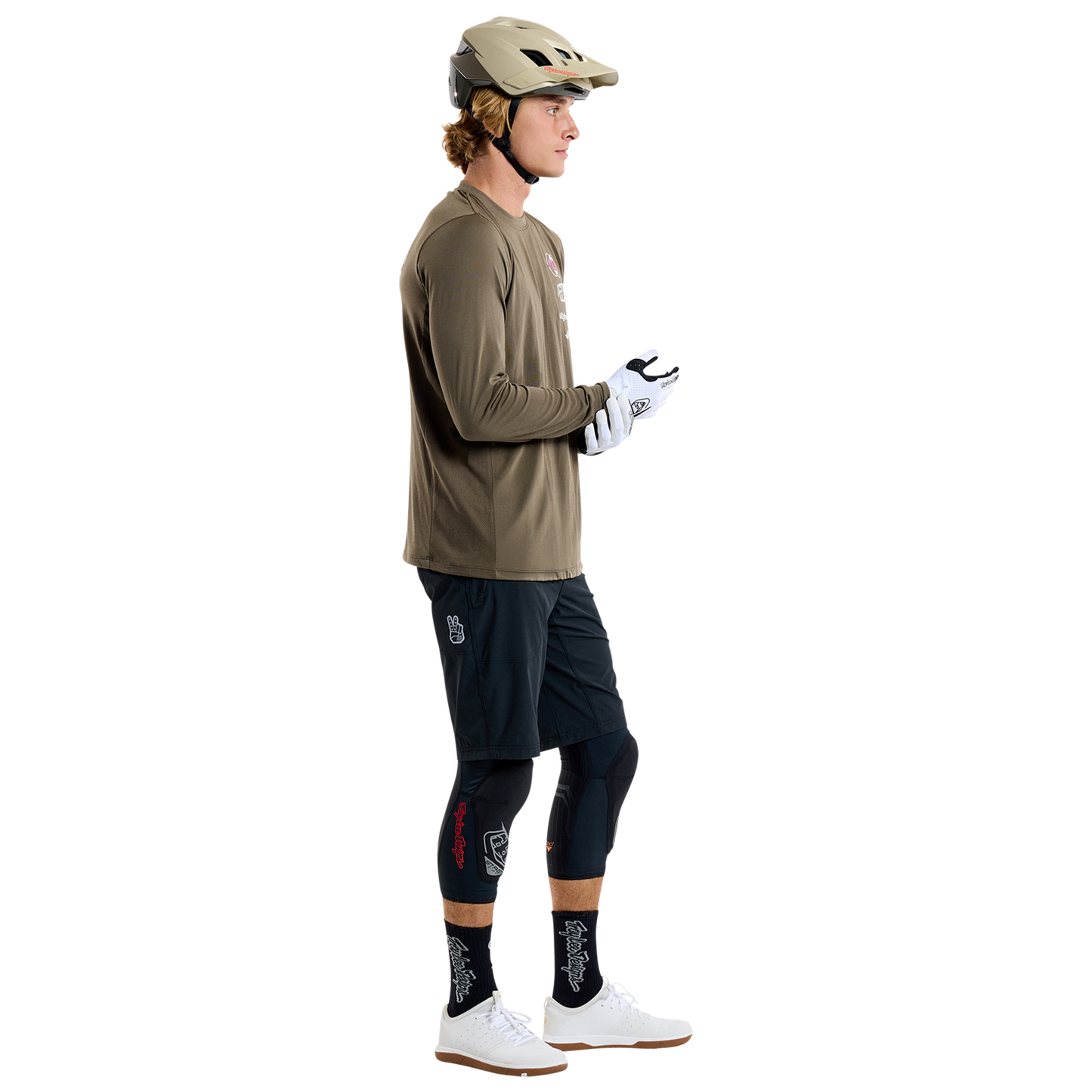 Skyline Trail Short W/liner Mono Schwarz