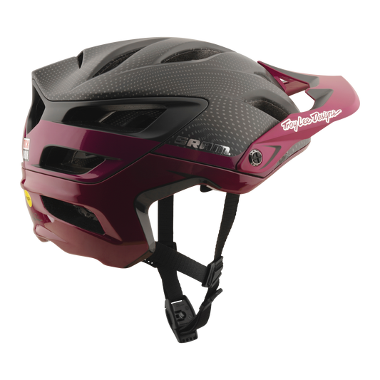 TLD A3 Helm mit MIPS Troy Lee Designs X SRAM Radioscape Black/Berry