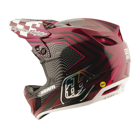 TLD D4 Carbon-Helm mit MIPS Troy Lee Designs X SRAM Radioscape Black/Berry