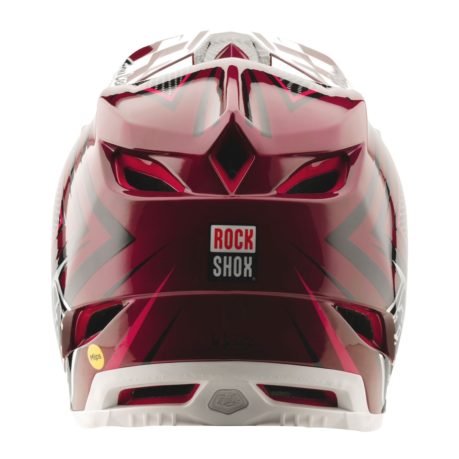 TLD D4 Carbon-Helm mit MIPS Troy Lee Designs X SRAM Radioscape Black/Berry