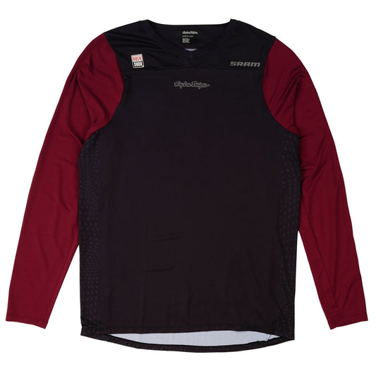 TLD Skyline Langarm-Jersey Troy Lee Designs X SRAM Radioscape Black/Berry